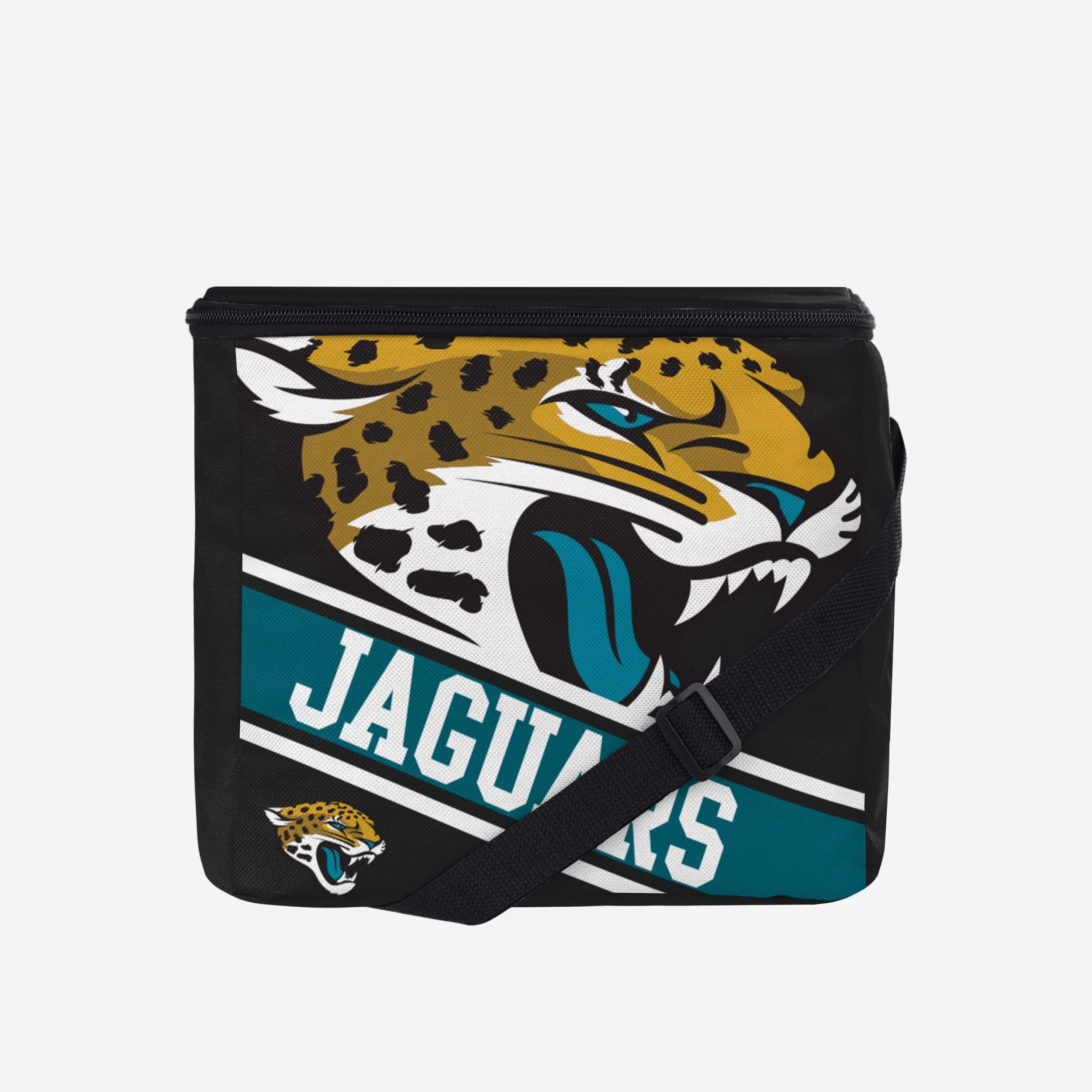 Jacksonville Jaguars Big Logo Stripe 12 Pack Cooler