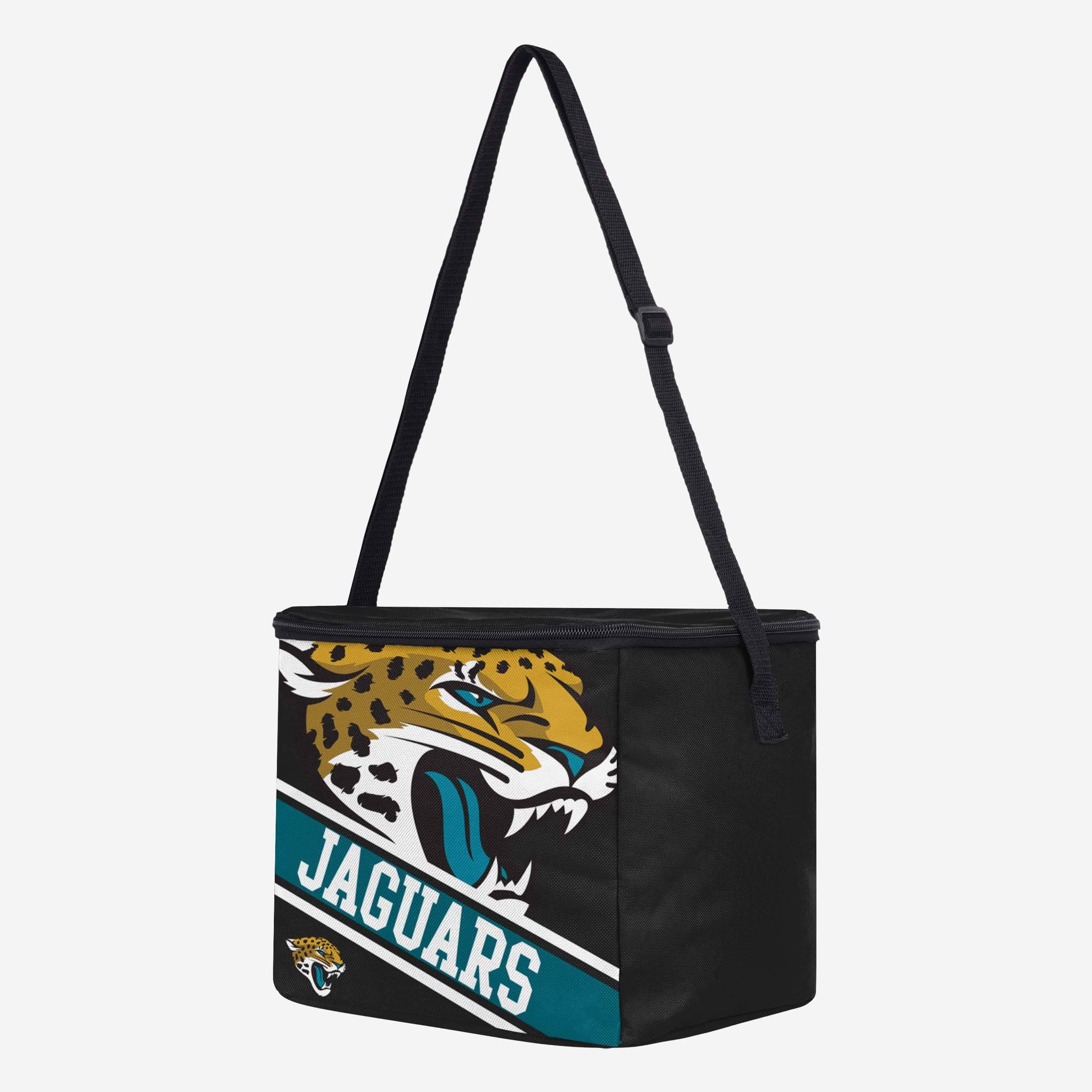 Jacksonville Jaguars Big Logo Stripe 12 Pack Cooler - Image 2