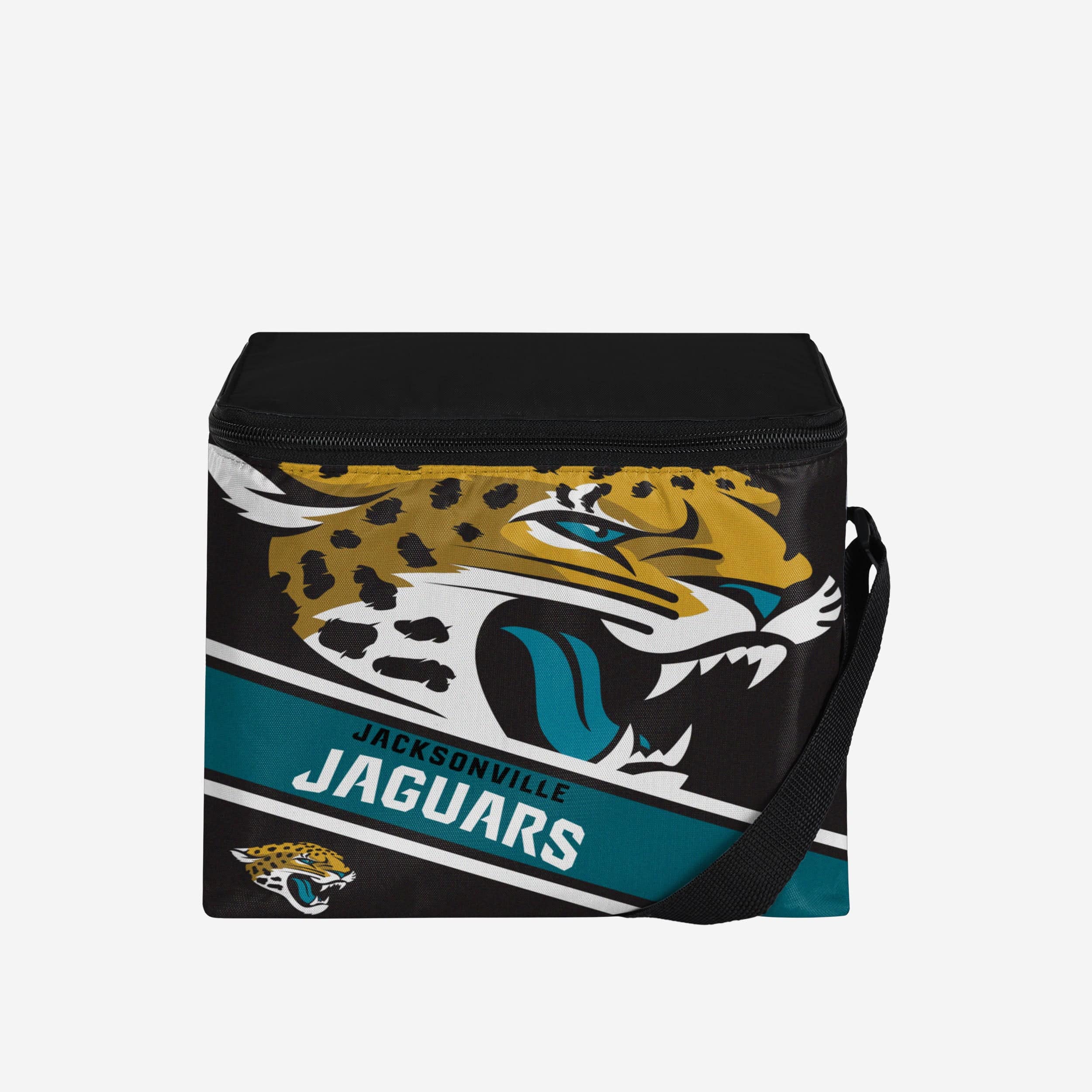 Jacksonville Jaguars Big Logo Stripe 6 Pack Cooler