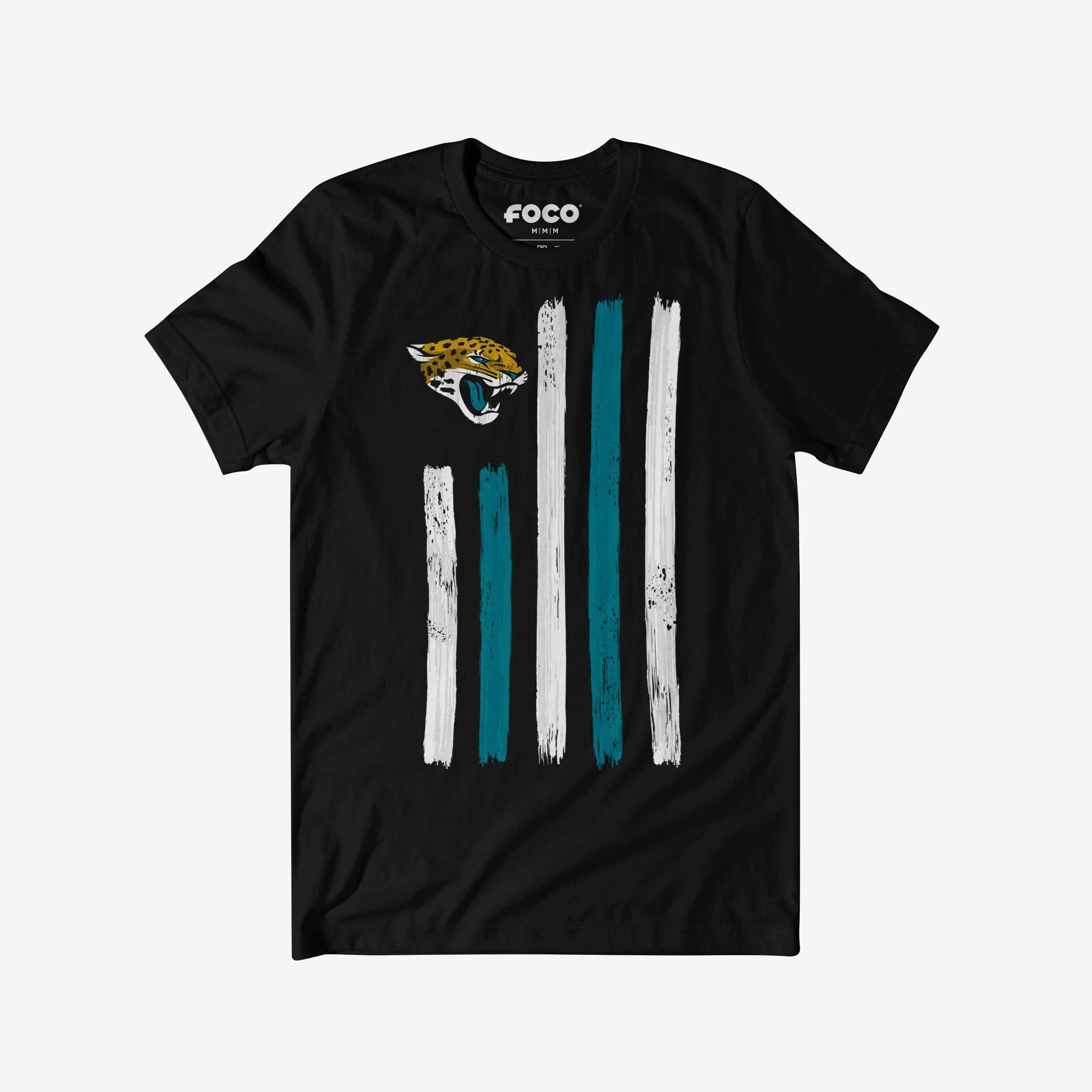 Jacksonville Jaguars Brushstroke Flag T-Shirt