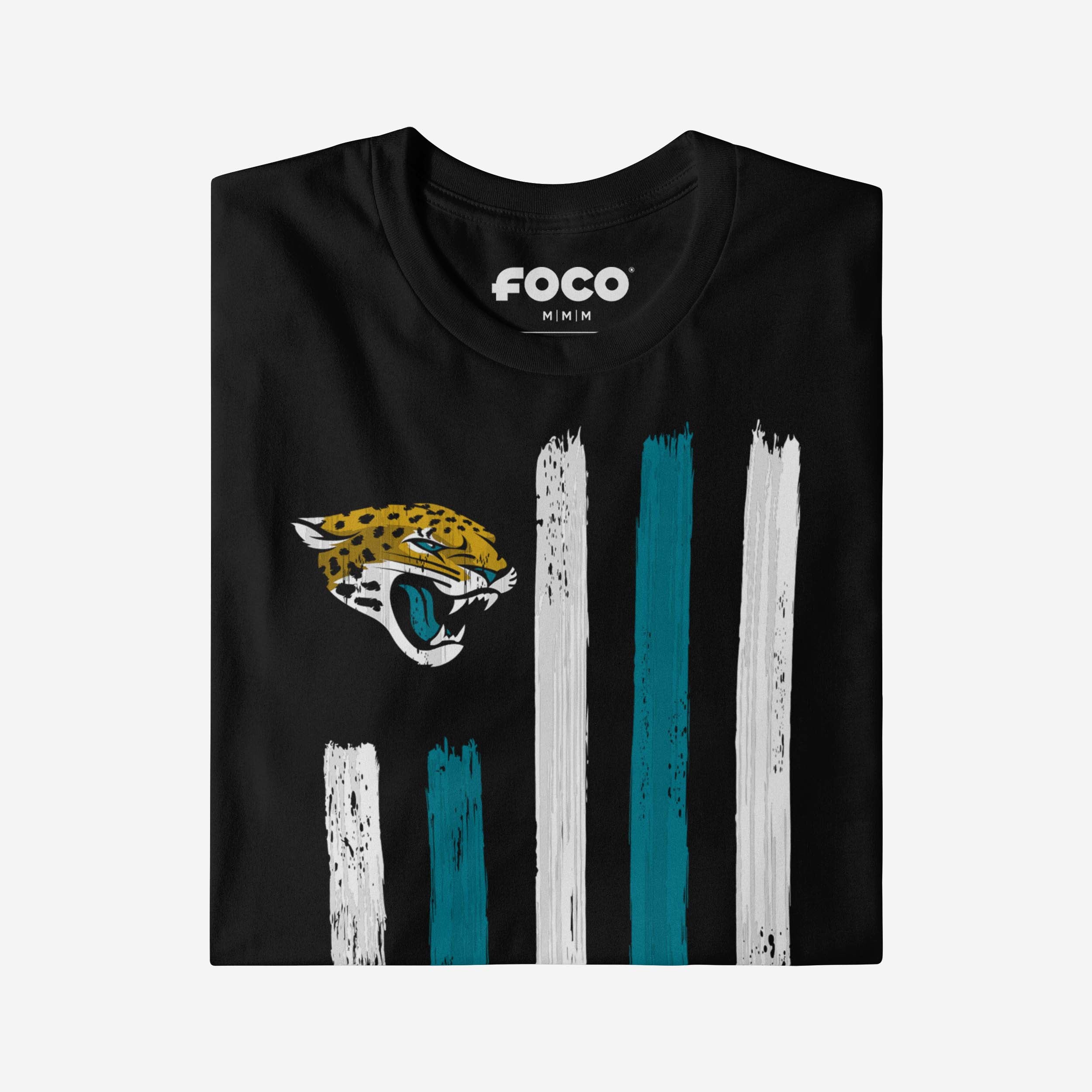 Jacksonville Jaguars Brushstroke Flag T-Shirt - Image 4
