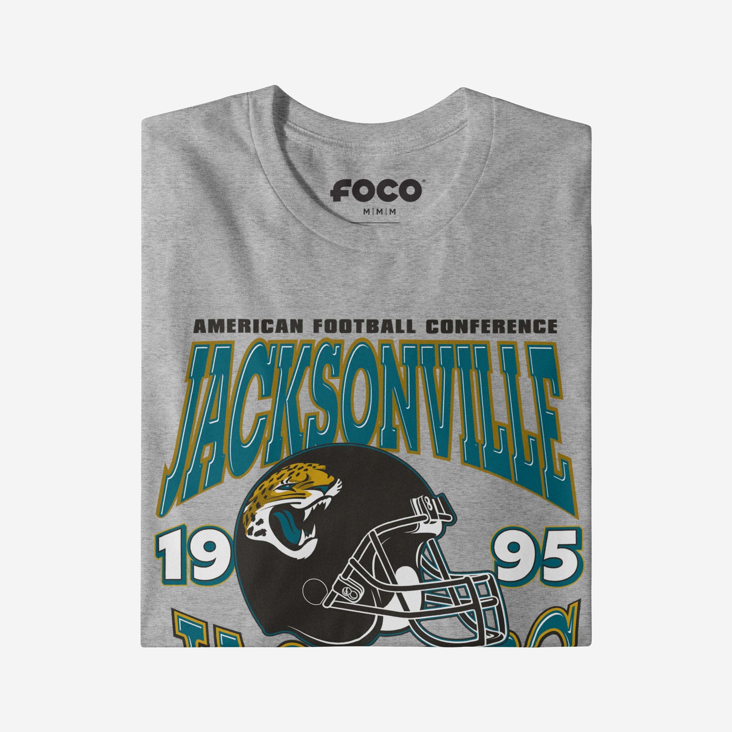 Jacksonville Jaguars Classic Team Helmet Long Sleeve T-Shirt - Image 3