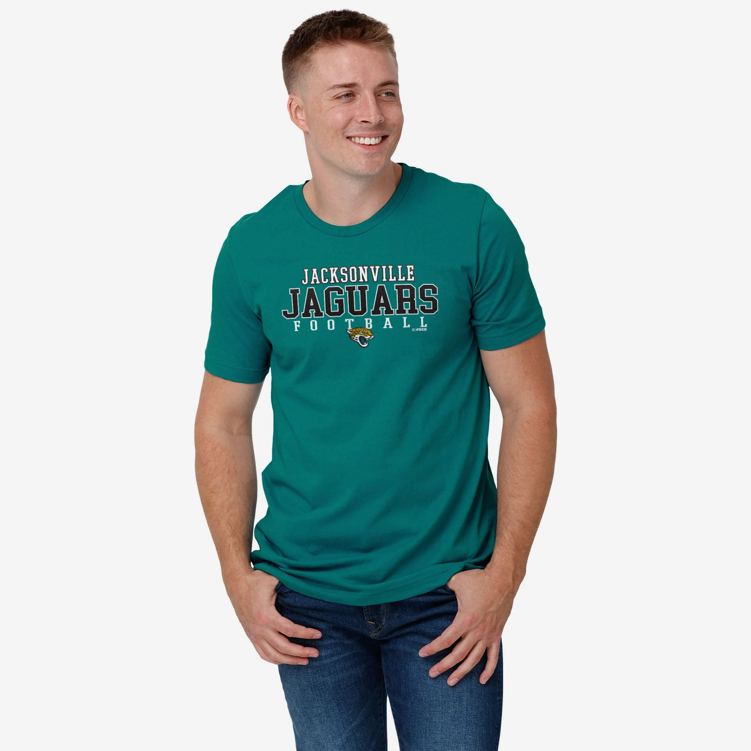 Jacksonville Jaguars Football Wordmark T-Shirt - Image 2