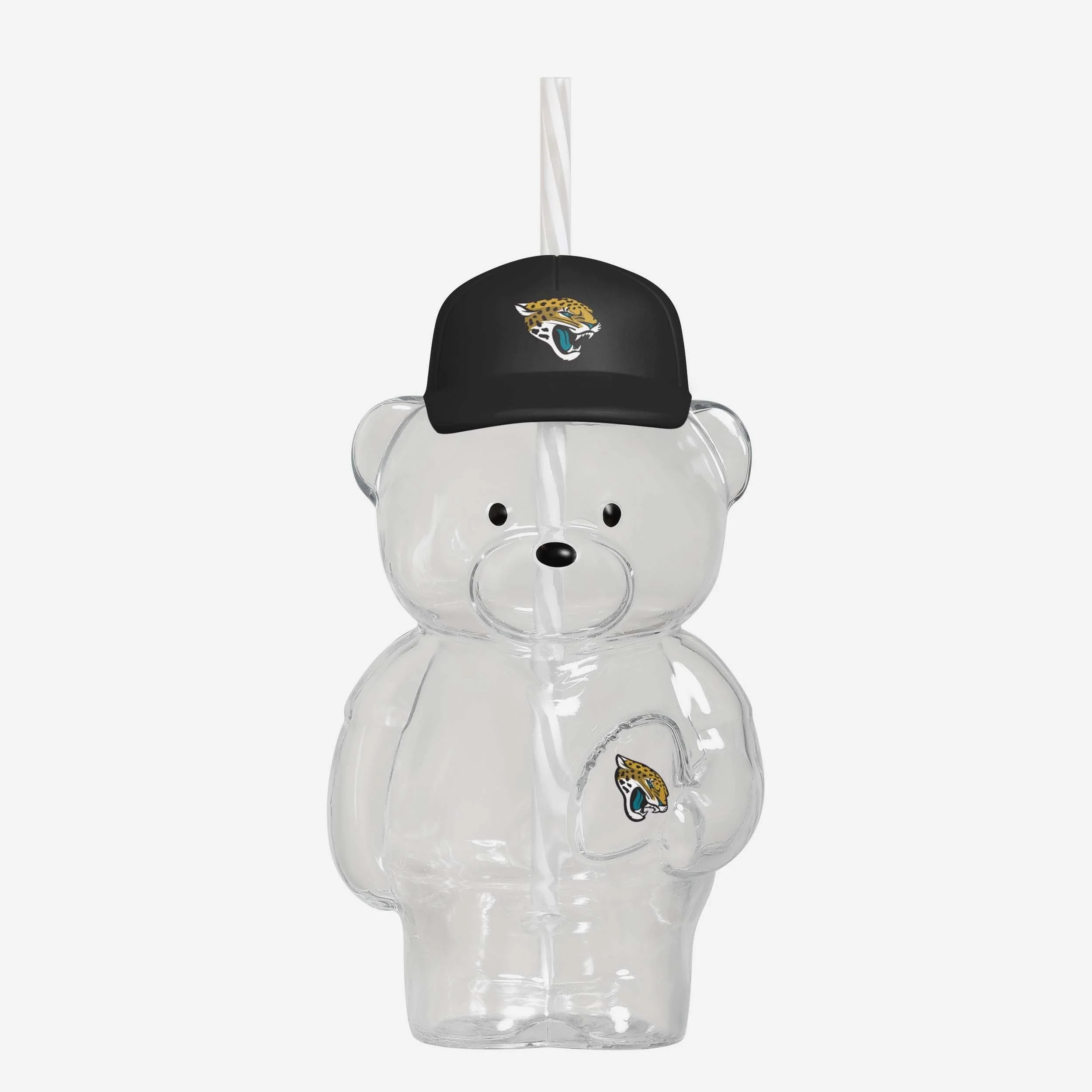 Jacksonville Jaguars Glass Bear Tumbler