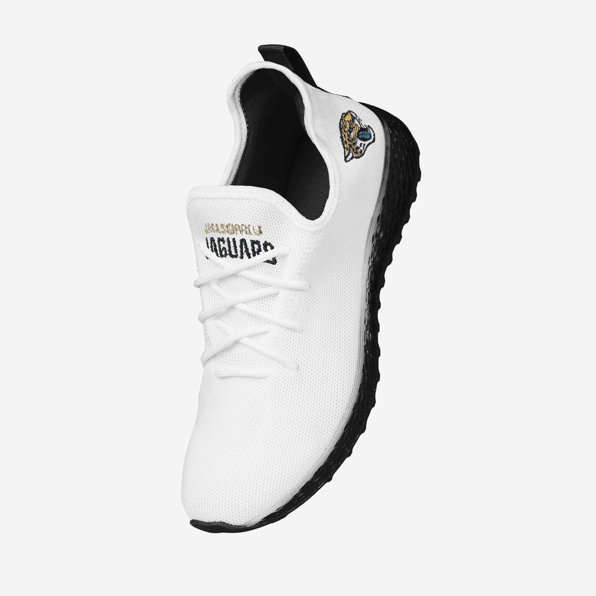 Jacksonville Jaguars Gradient Midsole White Sneakers - Image 2