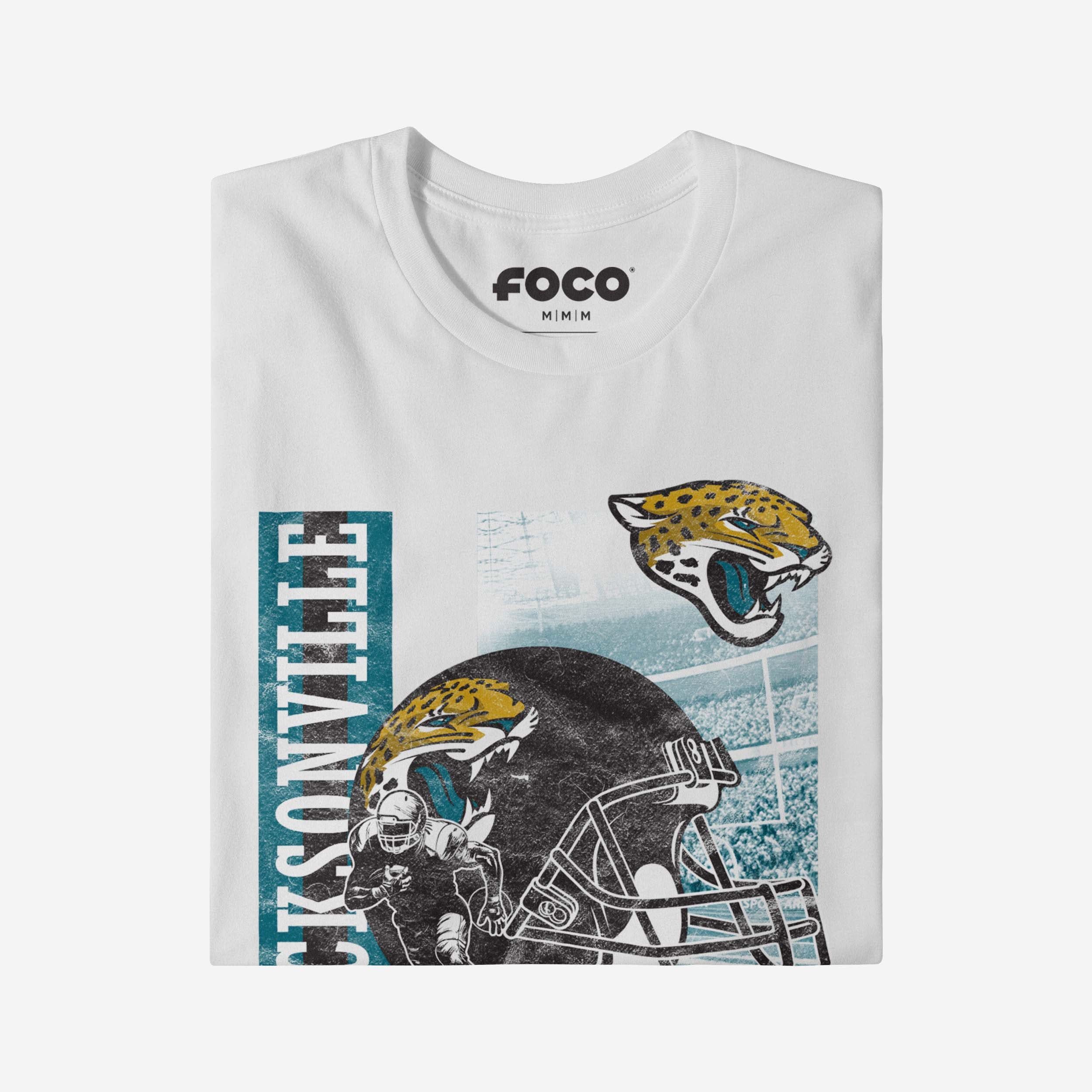 Jacksonville Jaguars Helmet Dash T-Shirt - Image 4