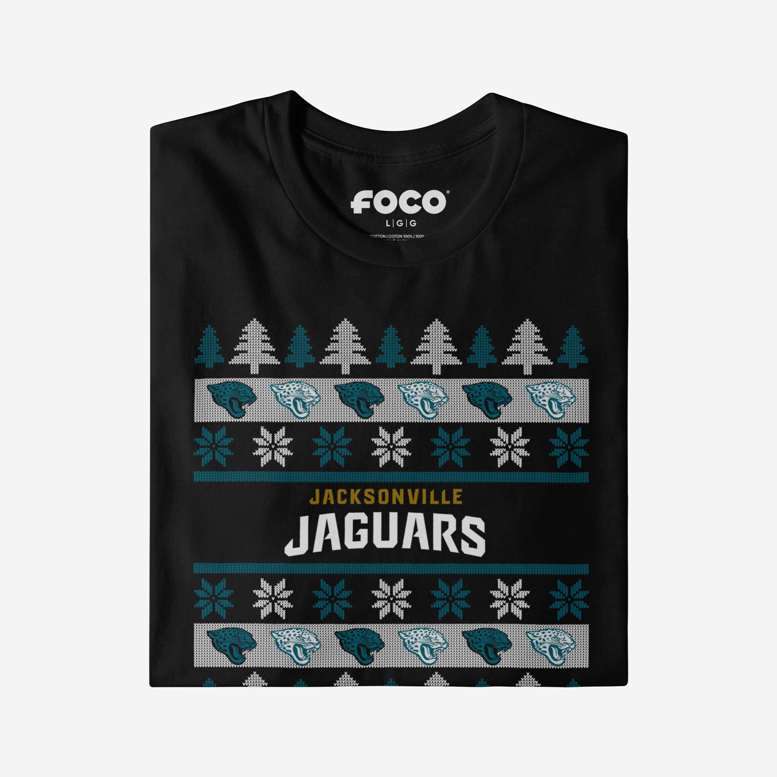 Jacksonville Jaguars Holiday Sweater T-Shirt - Image 4