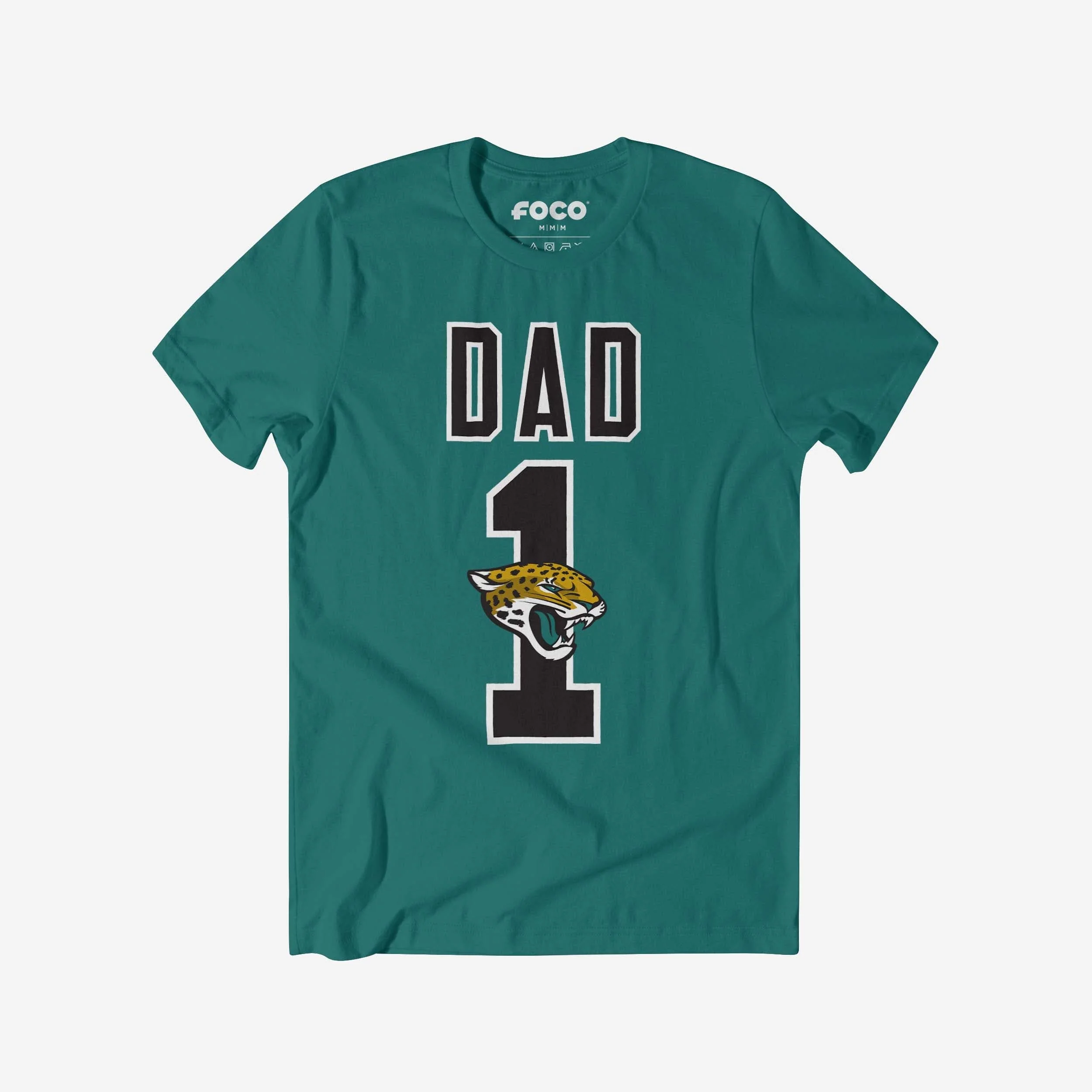 Jacksonville Jaguars Number 1 Dad T-Shirt