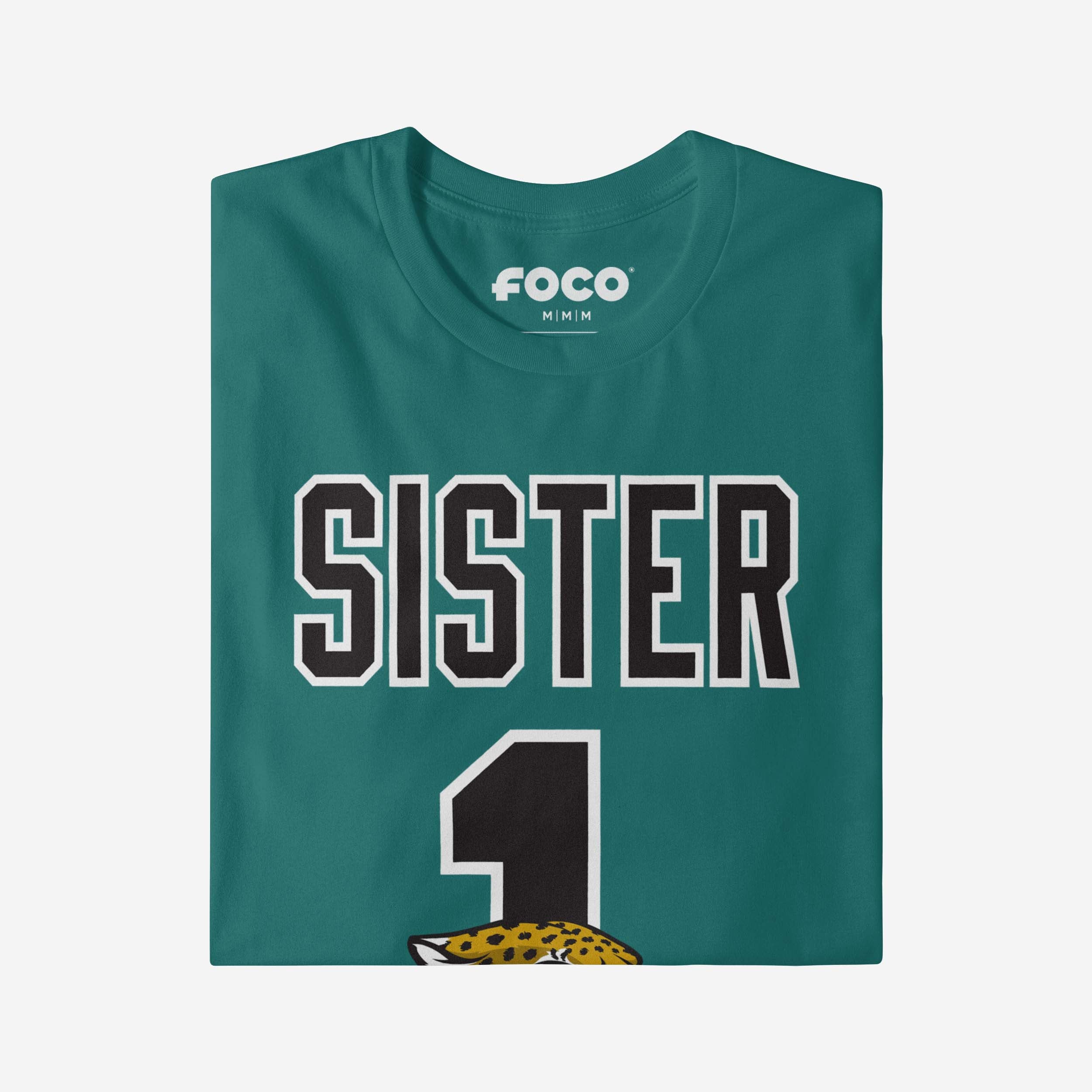 Jacksonville Jaguars Number 1 Sister T-Shirt - Image 4