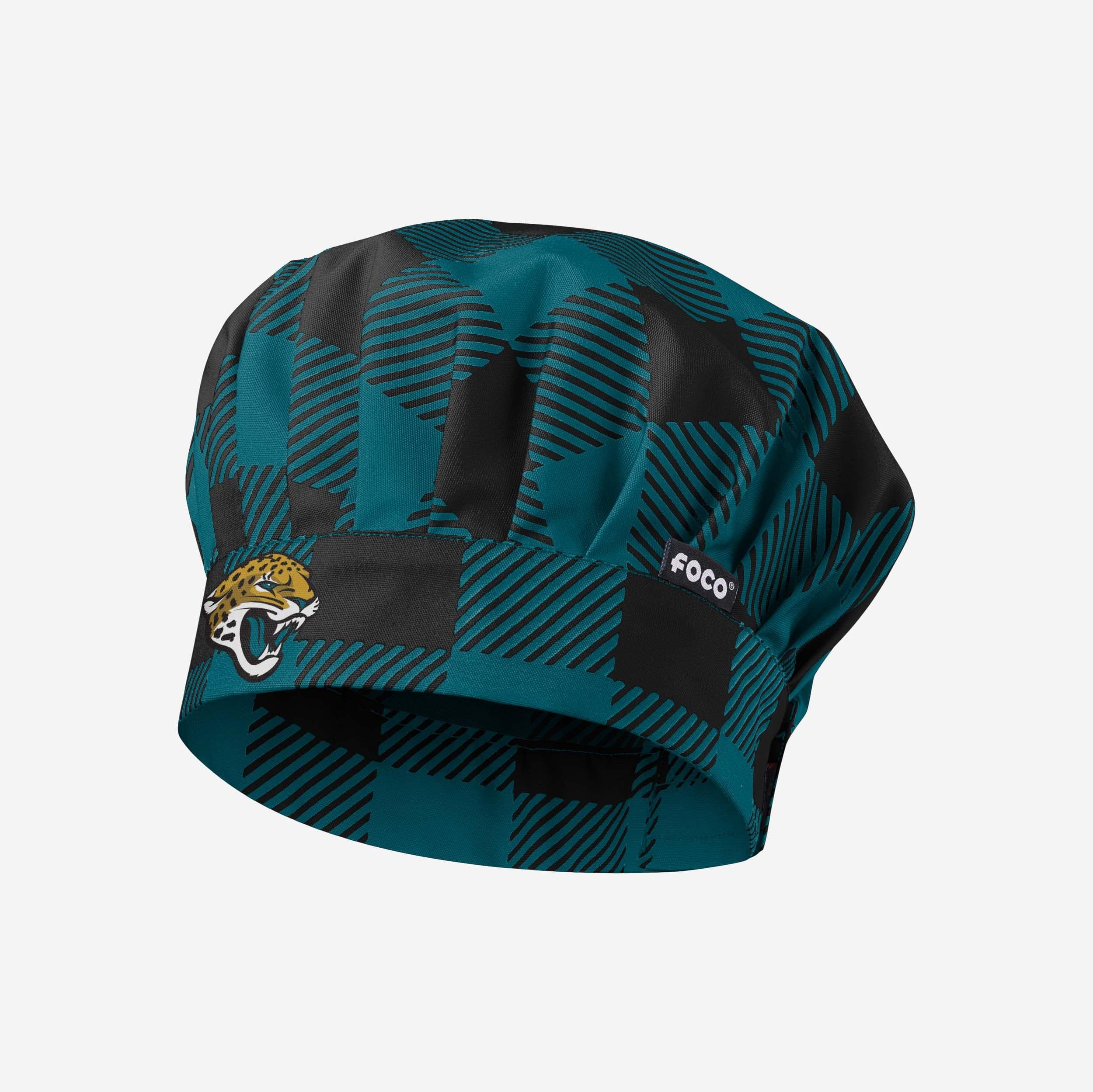 Jacksonville Jaguars Plaid Chef Hat