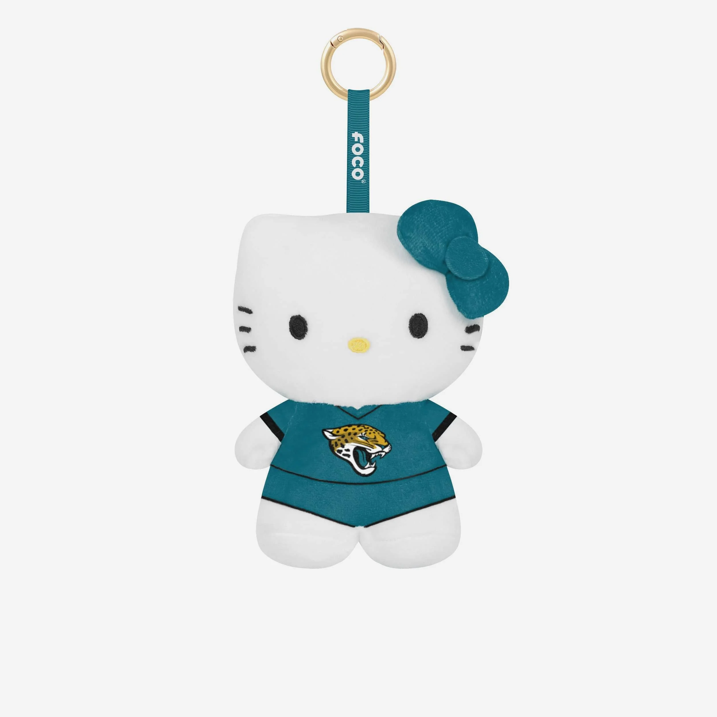 Jacksonville Jaguars Plush Hello Kitty® Bag Charm Keychain