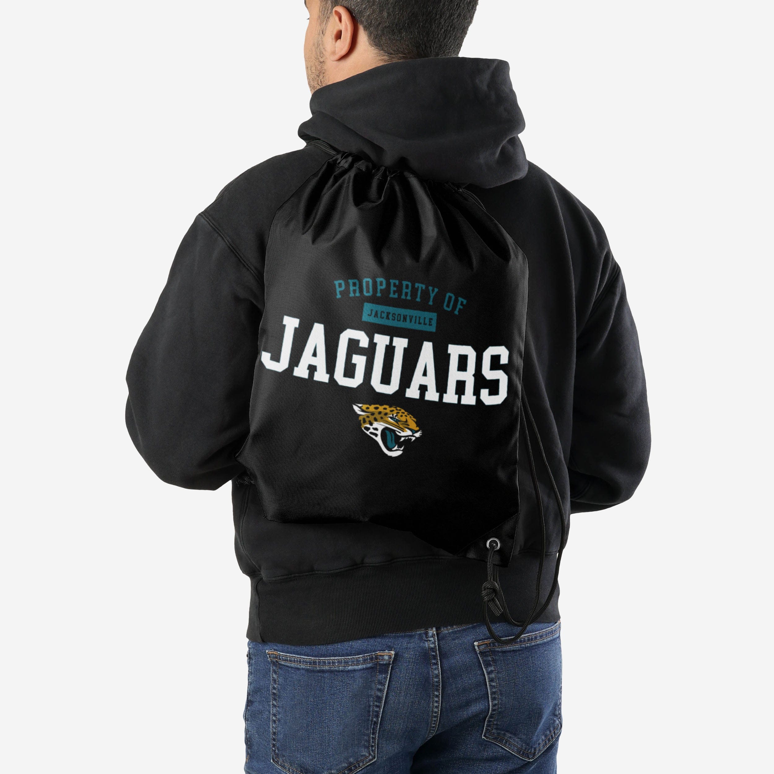 Jacksonville Jaguars Property Of Drawstring Backpack - Image 2