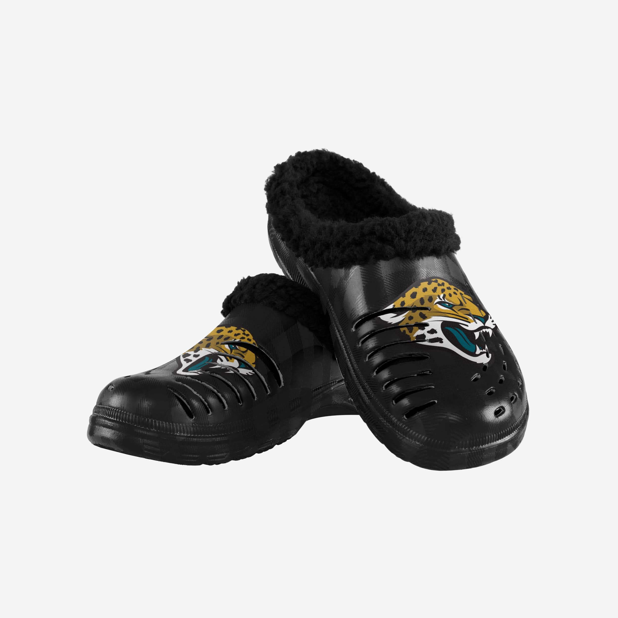 Jacksonville Jaguars Sherpa Lined Buffalo Check Clog - Image 3