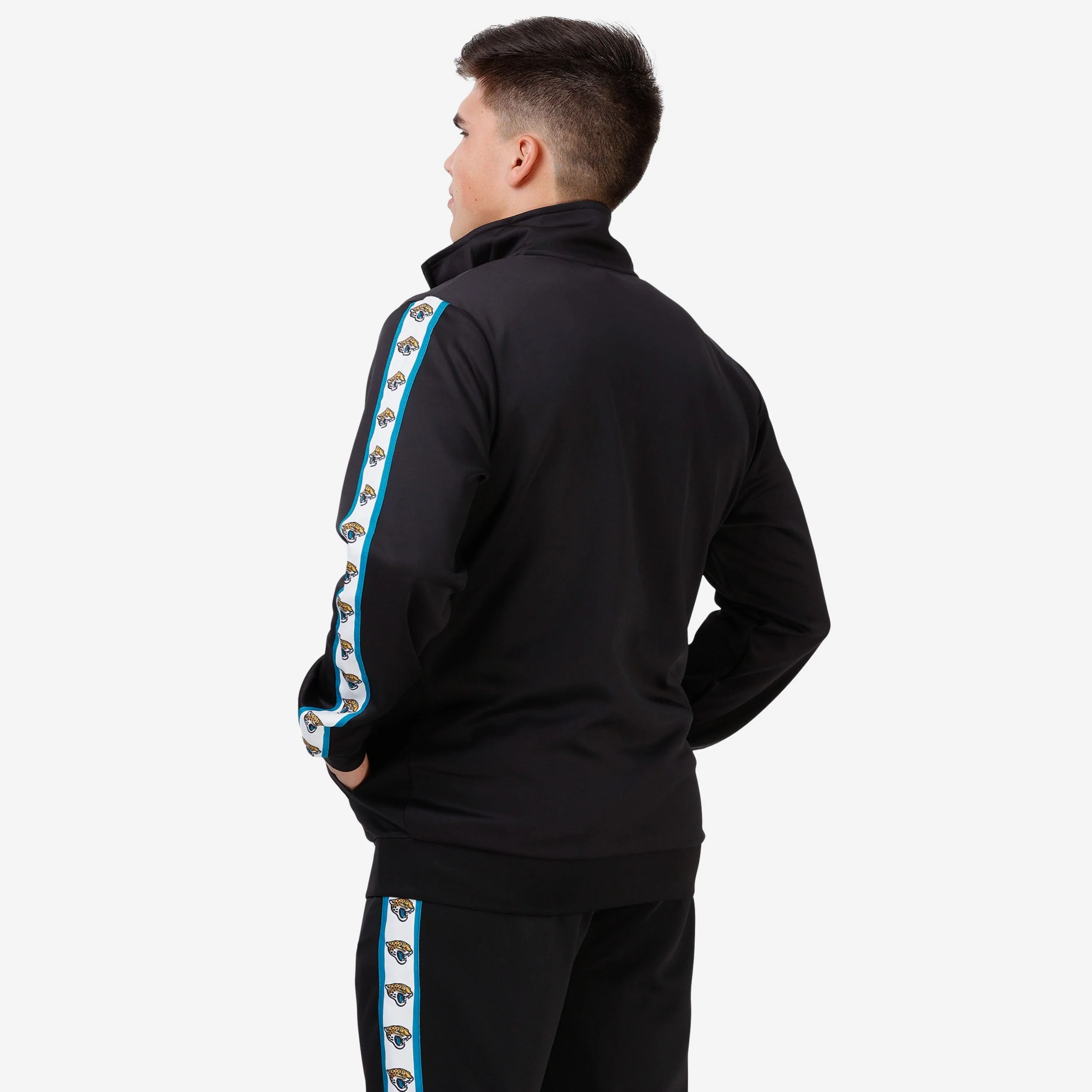 Jacksonville Jaguars Stripe Logo Track Jacket - Image 2