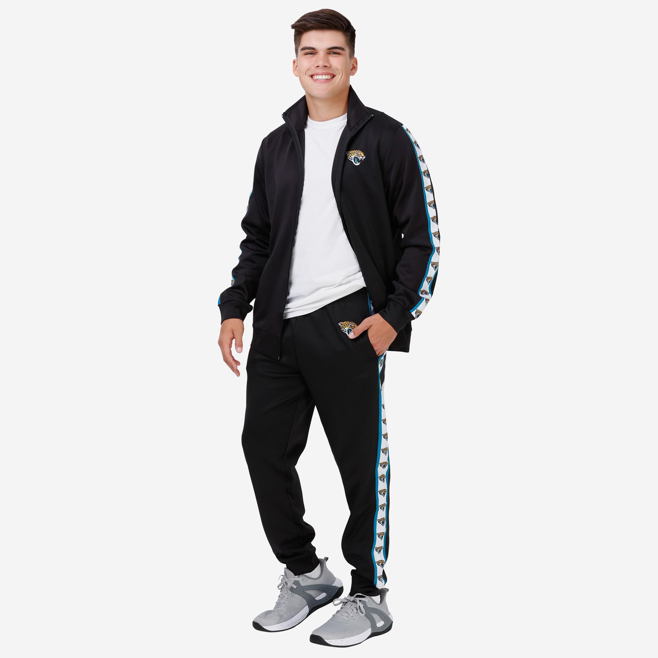 Jacksonville Jaguars Stripe Logo Track Pants - Image 5