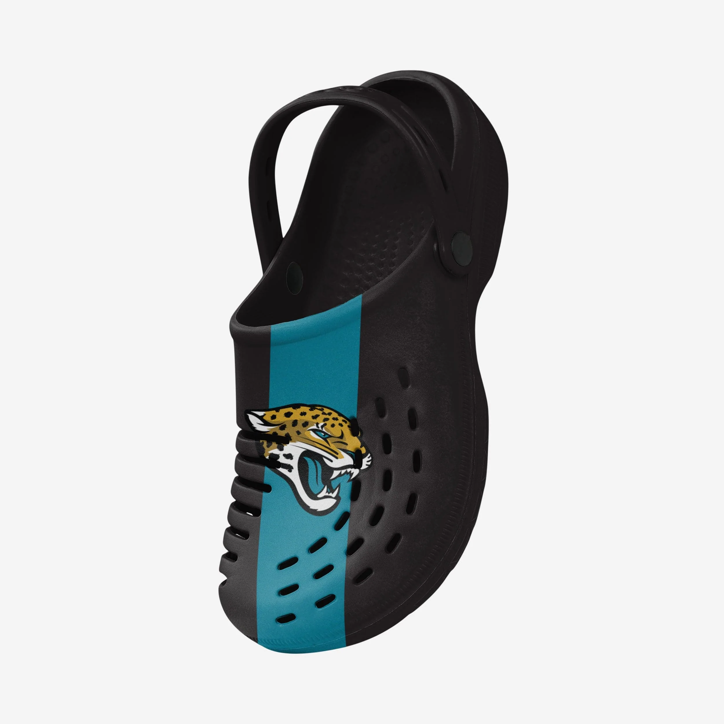 Jacksonville Jaguars Team Stripe Clog With Strap - Image 2