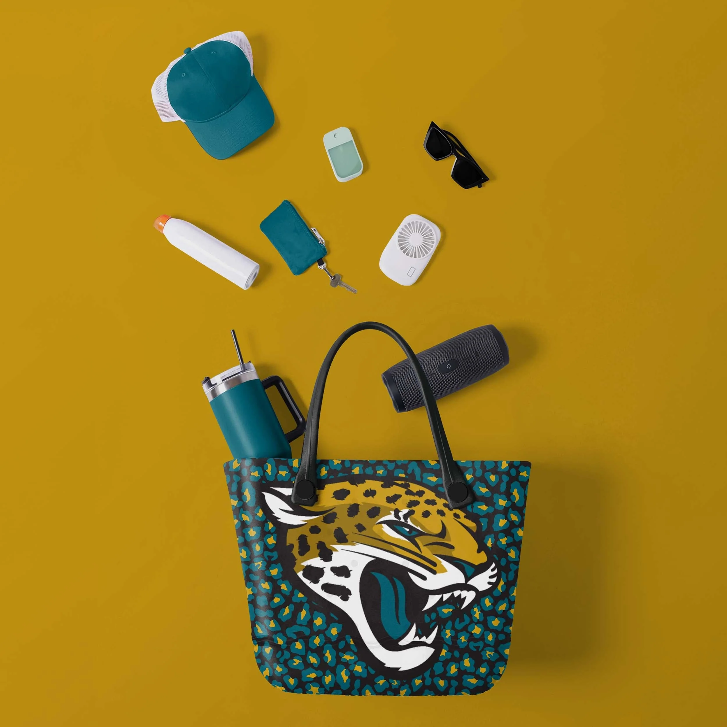 Jacksonville Jaguars Thematic Tailgate Tote Bag - Image 2