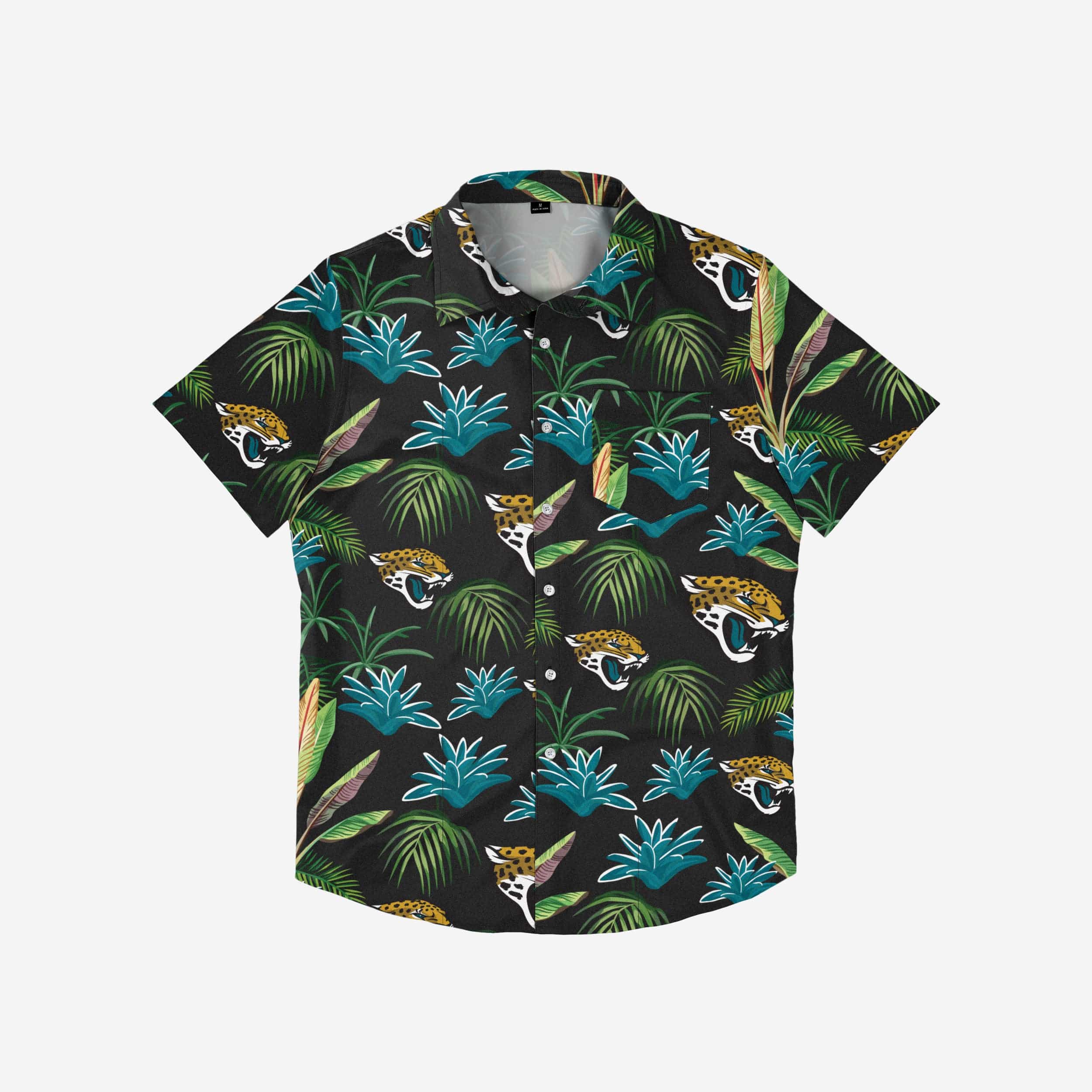 Jacksonville Jaguars Victory Vacay Button Up Shirt - Image 4