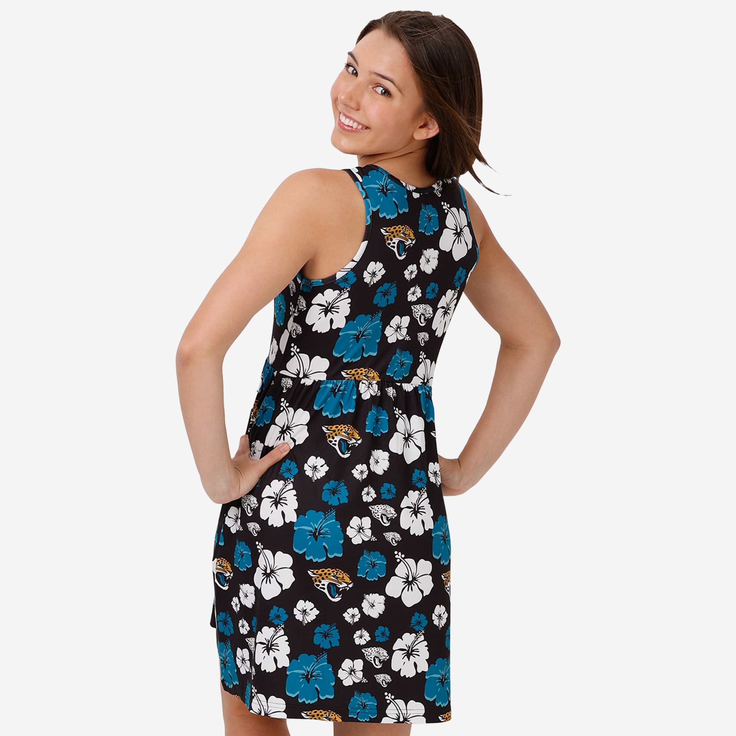 Jacksonville Jaguars Womens Fan Favorite Floral Sundress - Image 2