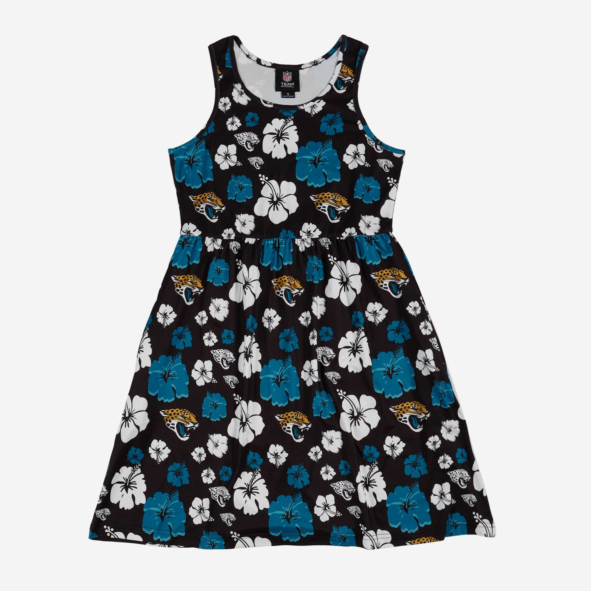 Jacksonville Jaguars Womens Fan Favorite Floral Sundress - Image 4