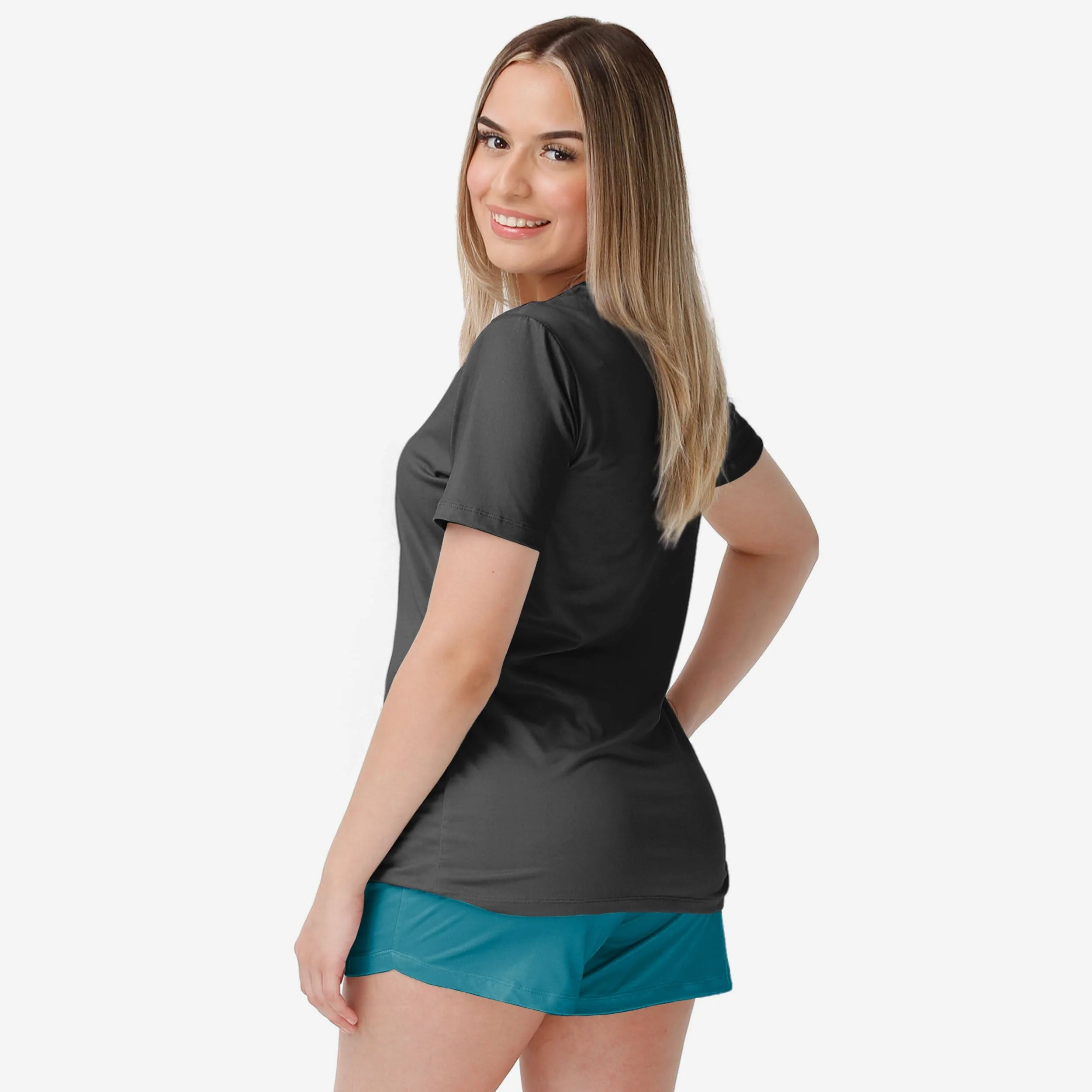 Jacksonville Jaguars Womens Gameday Ready Lounge Shirt - Image 2