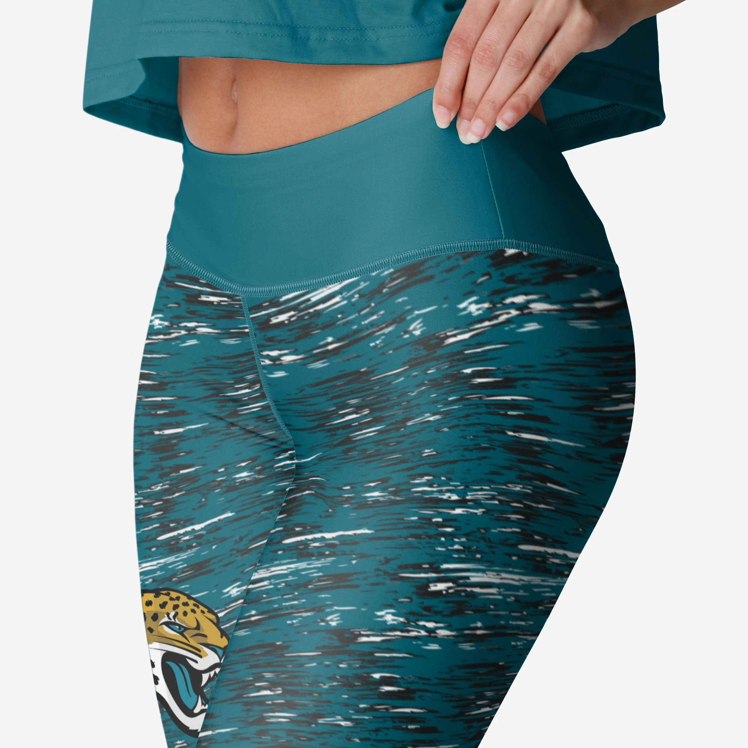 Jacksonville Jaguars Womens Static Rain Legging - Image 3