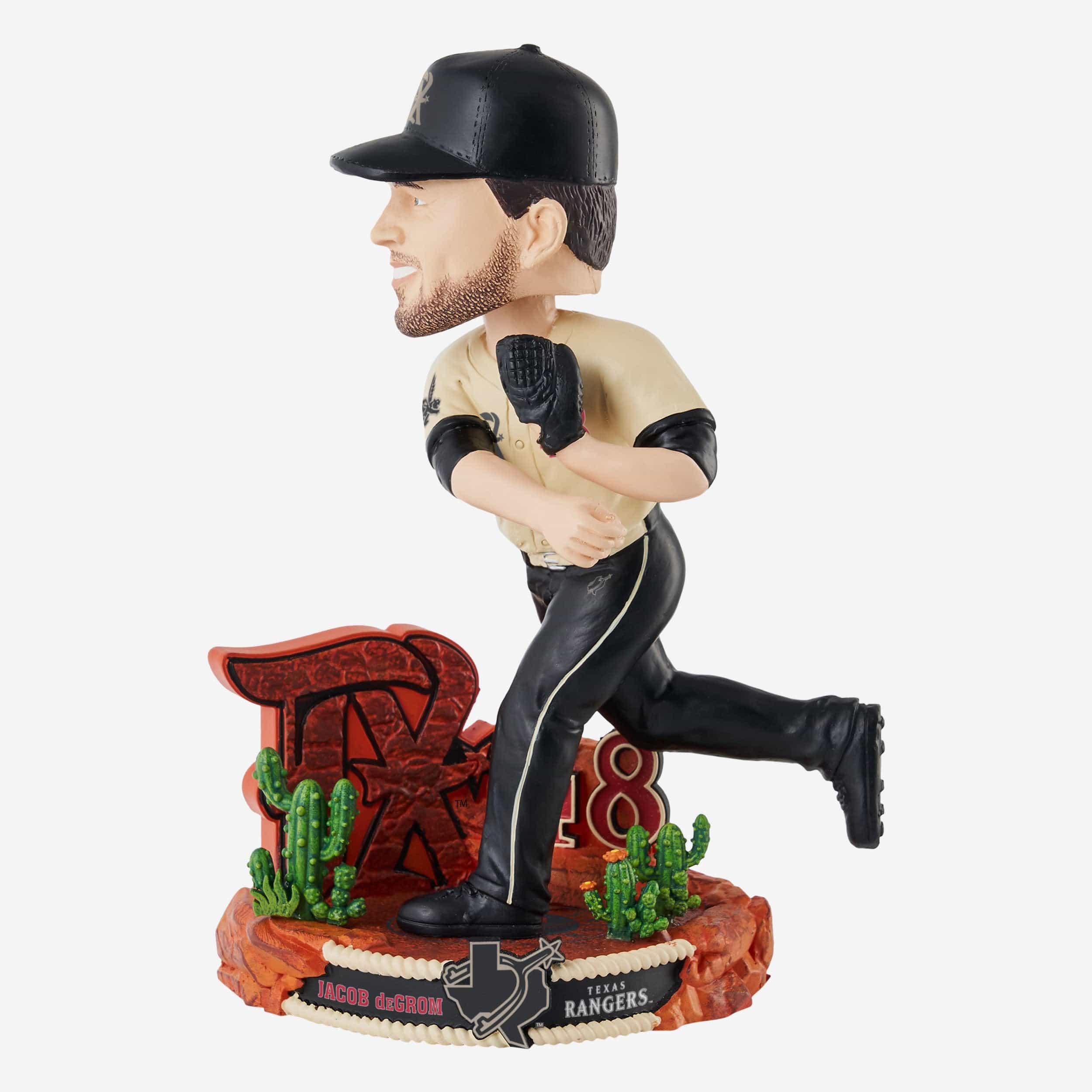 Jacob deGrom Texas Rangers 2023 City Connect Bobblehead