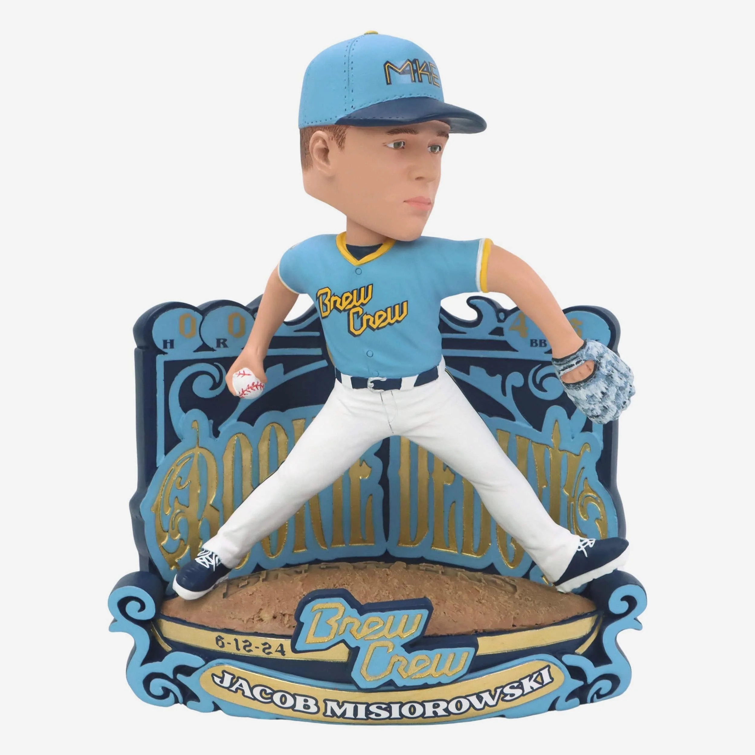 Jacob Misiorowski Milwaukee Brewers Major League Debut Bobblehead