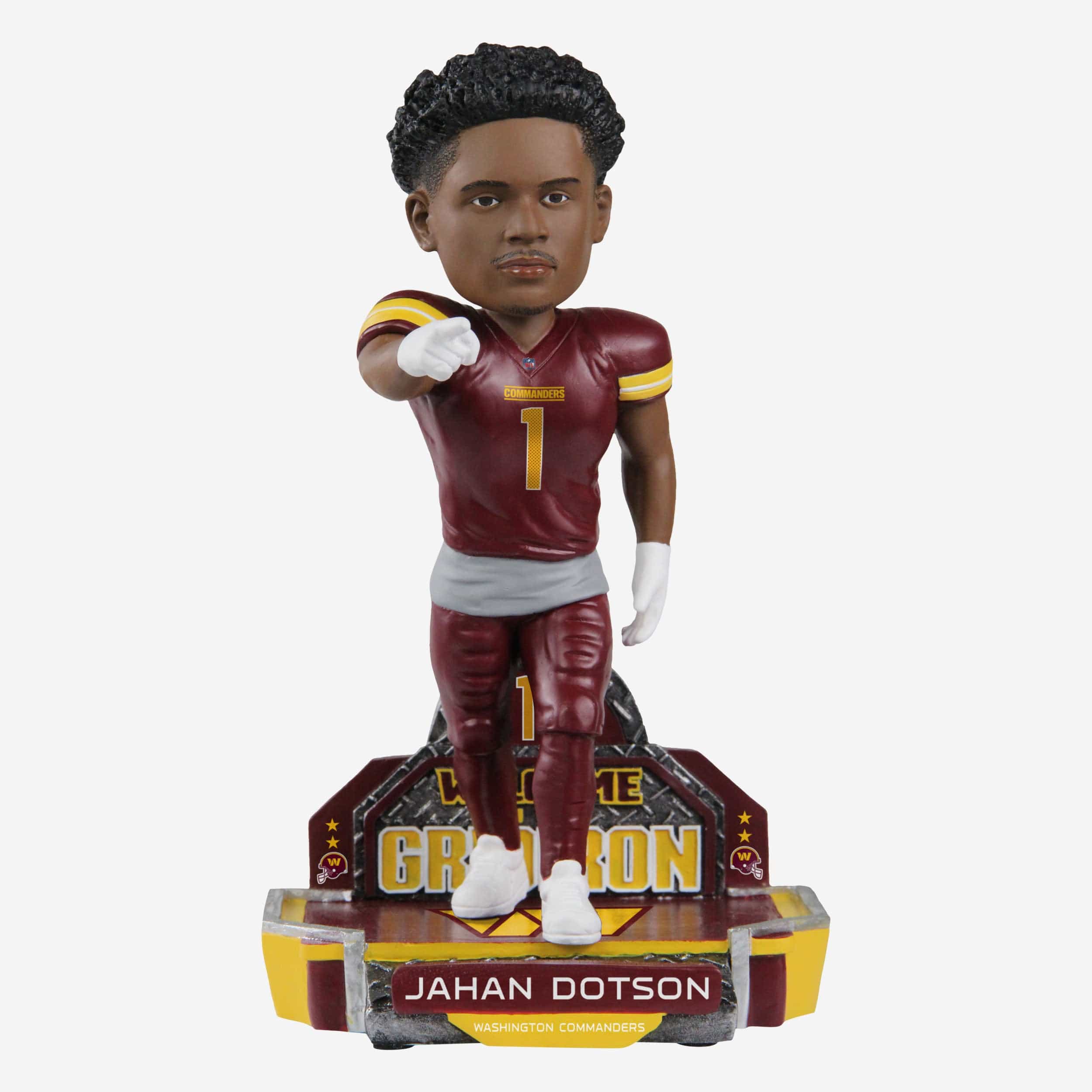 Jahan Dotson Washington Commanders NFL 2022 Rookie Series Bobblehead