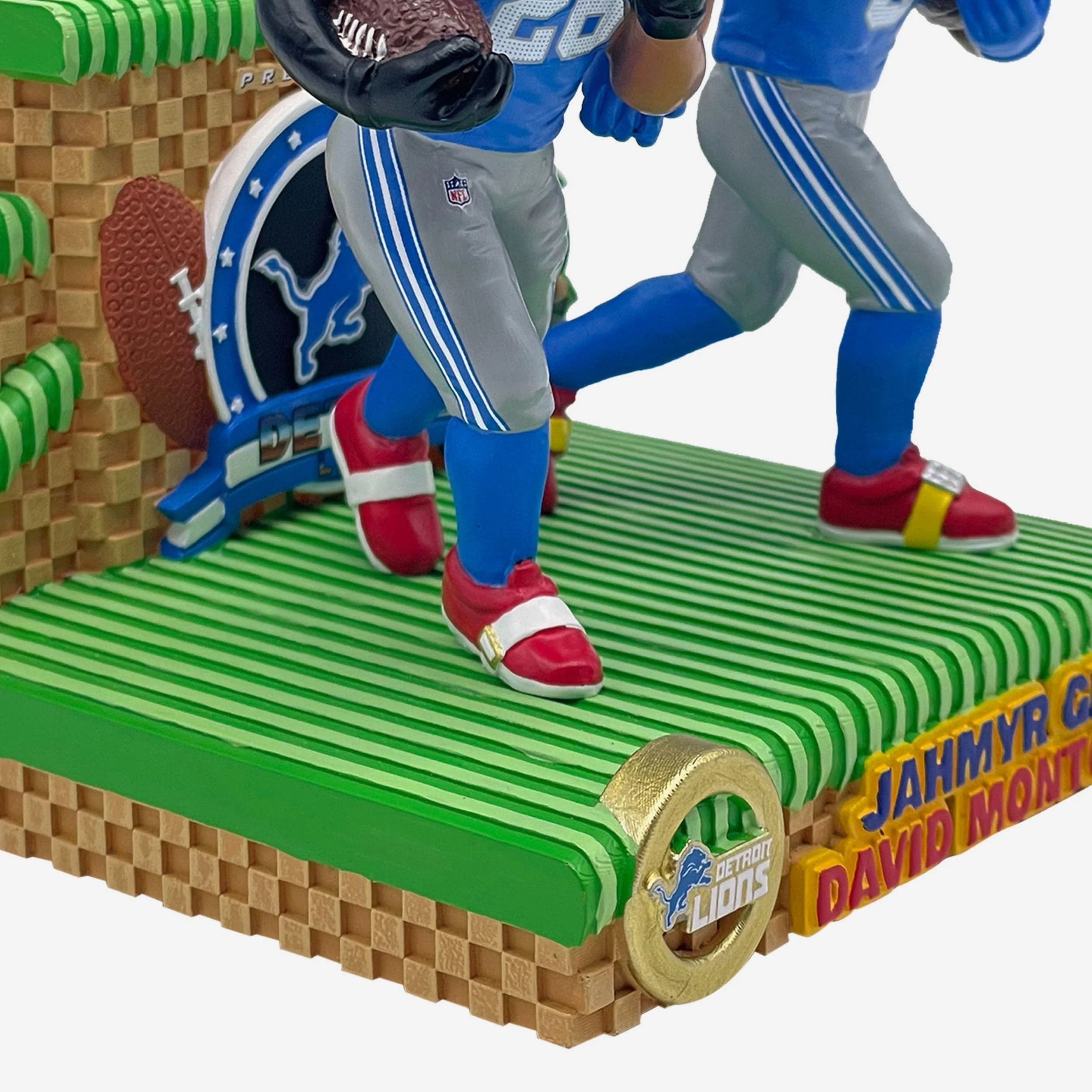 Jahmyr Gibbs & David Montgomery Detroit Lions Nickname Dual Bobblehead - Image 4
