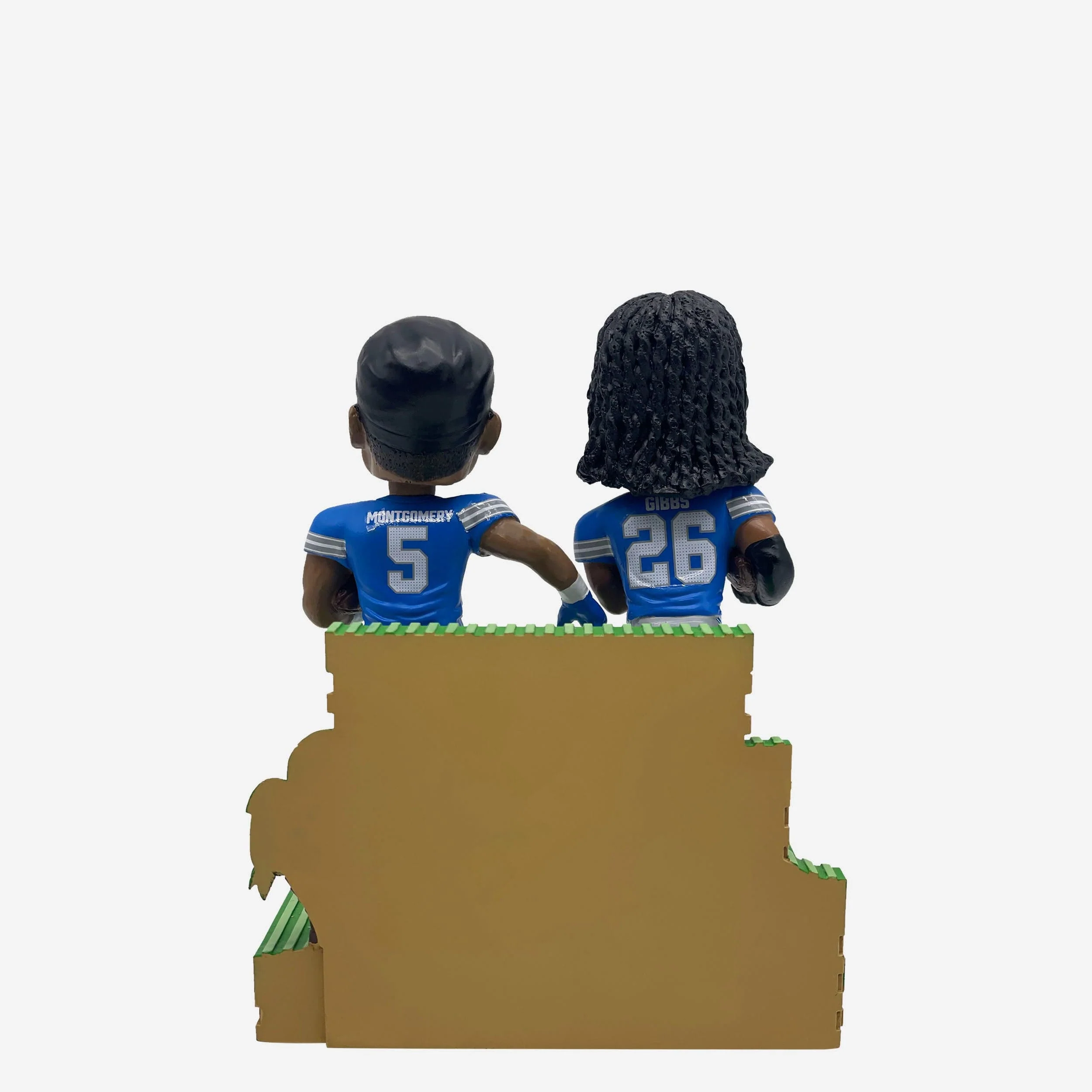 Jahmyr Gibbs & David Montgomery Detroit Lions Nickname Dual Bobblehead - Image 6