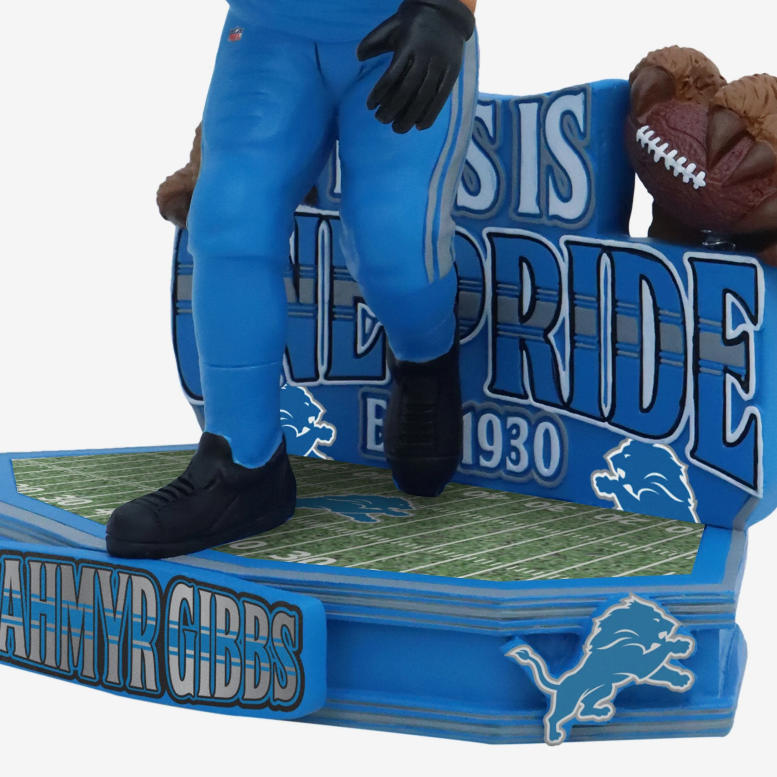 Jahmyr Gibbs Detroit Lions One Pride Bobblehead - Image 3