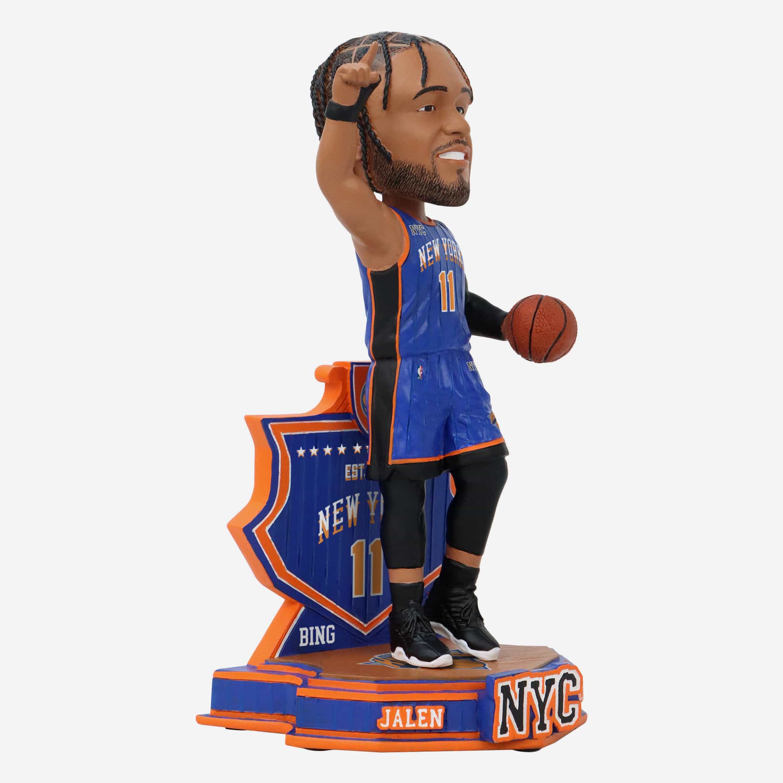 Jalen Brunson New York Knicks 2024 City Jersey Bobblehead - Image 4