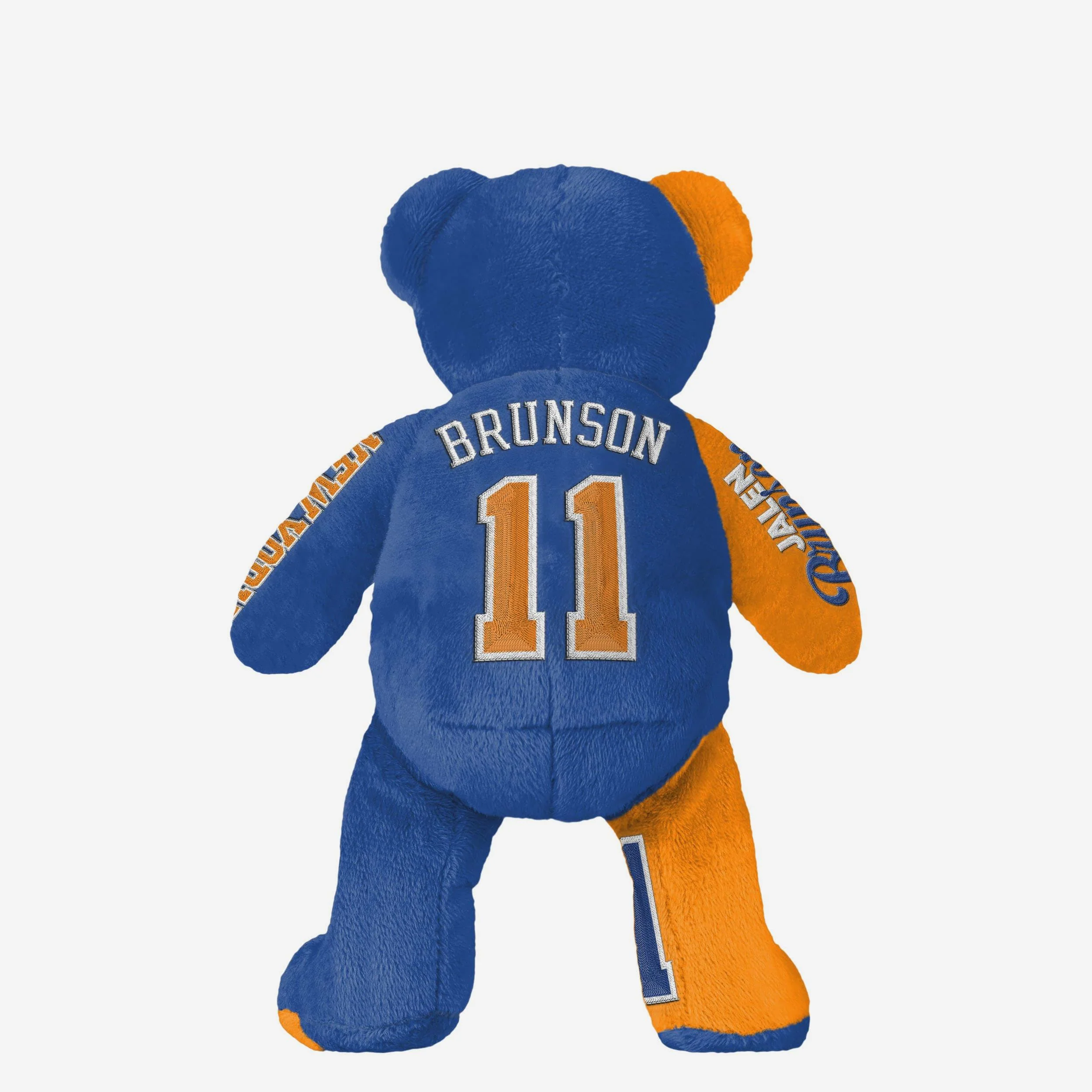Jalen Brunson New York Knicks 2026 NBA Champions Team Beans Embroidered Player Bear - Image 2