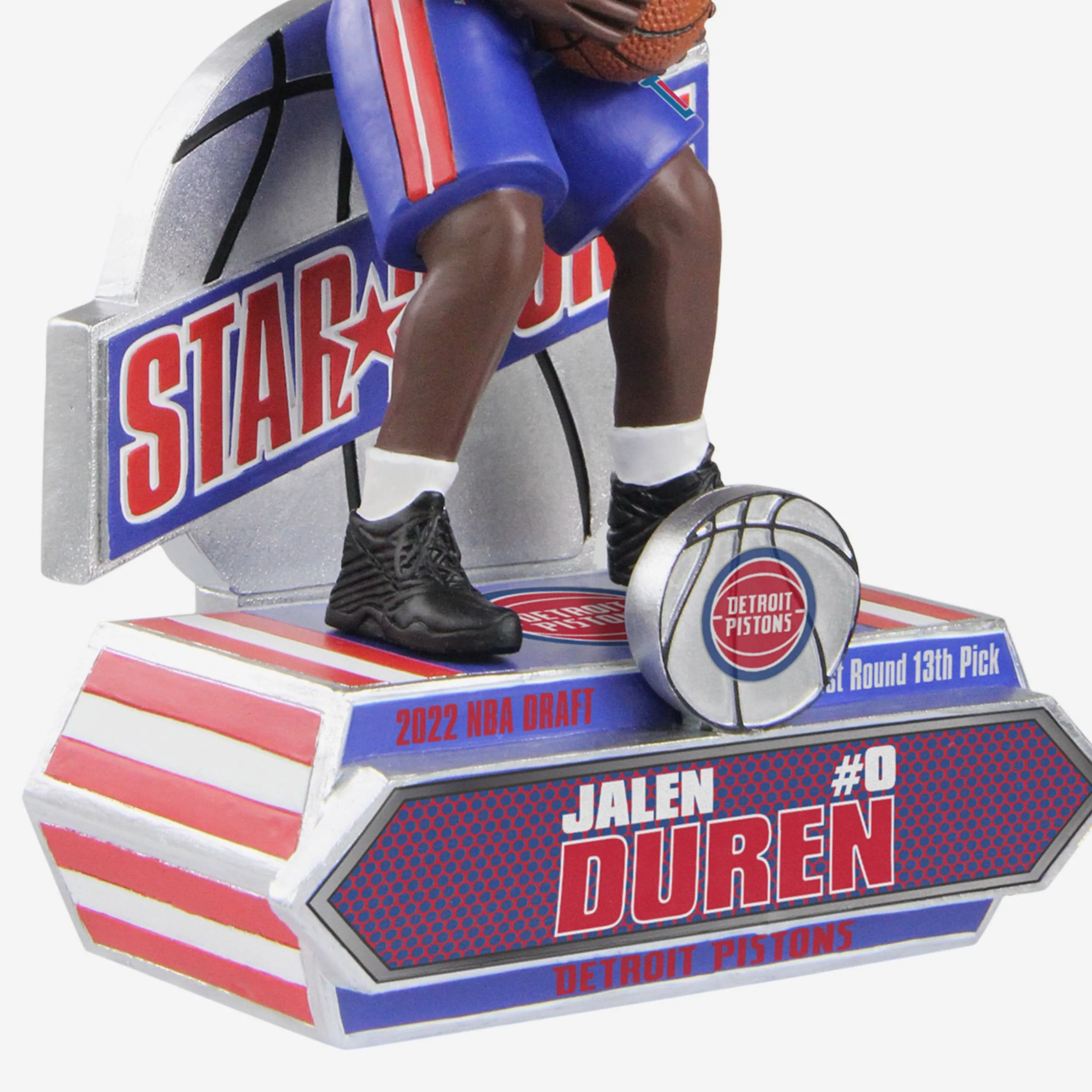 Jalen Duren Detroit Pistons 2022 Rookie Series Bobblehead - Image 3
