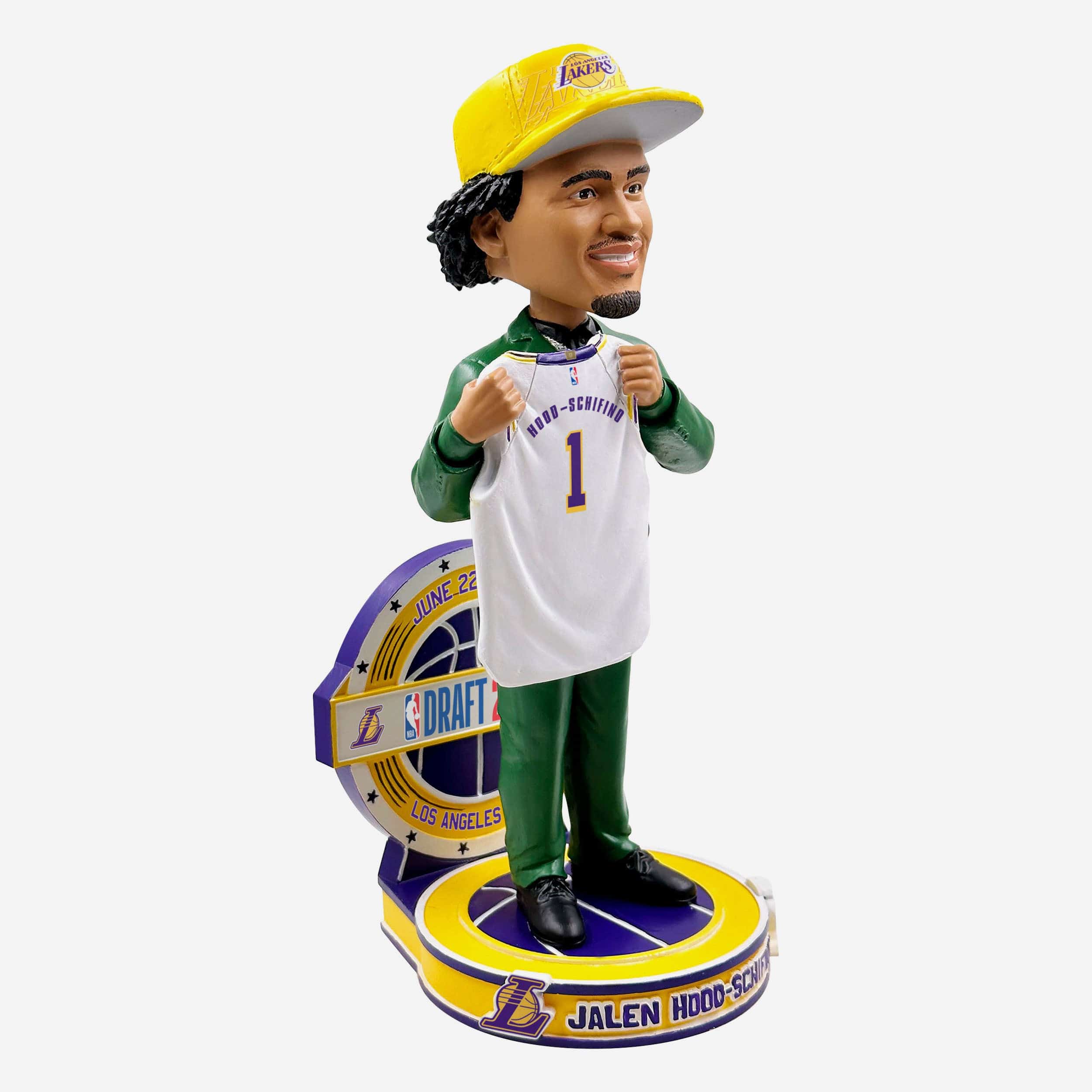 Jalen Hood-Schifino Los Angeles Lakers 2023 Draft Pick Bobblehead - Image 4