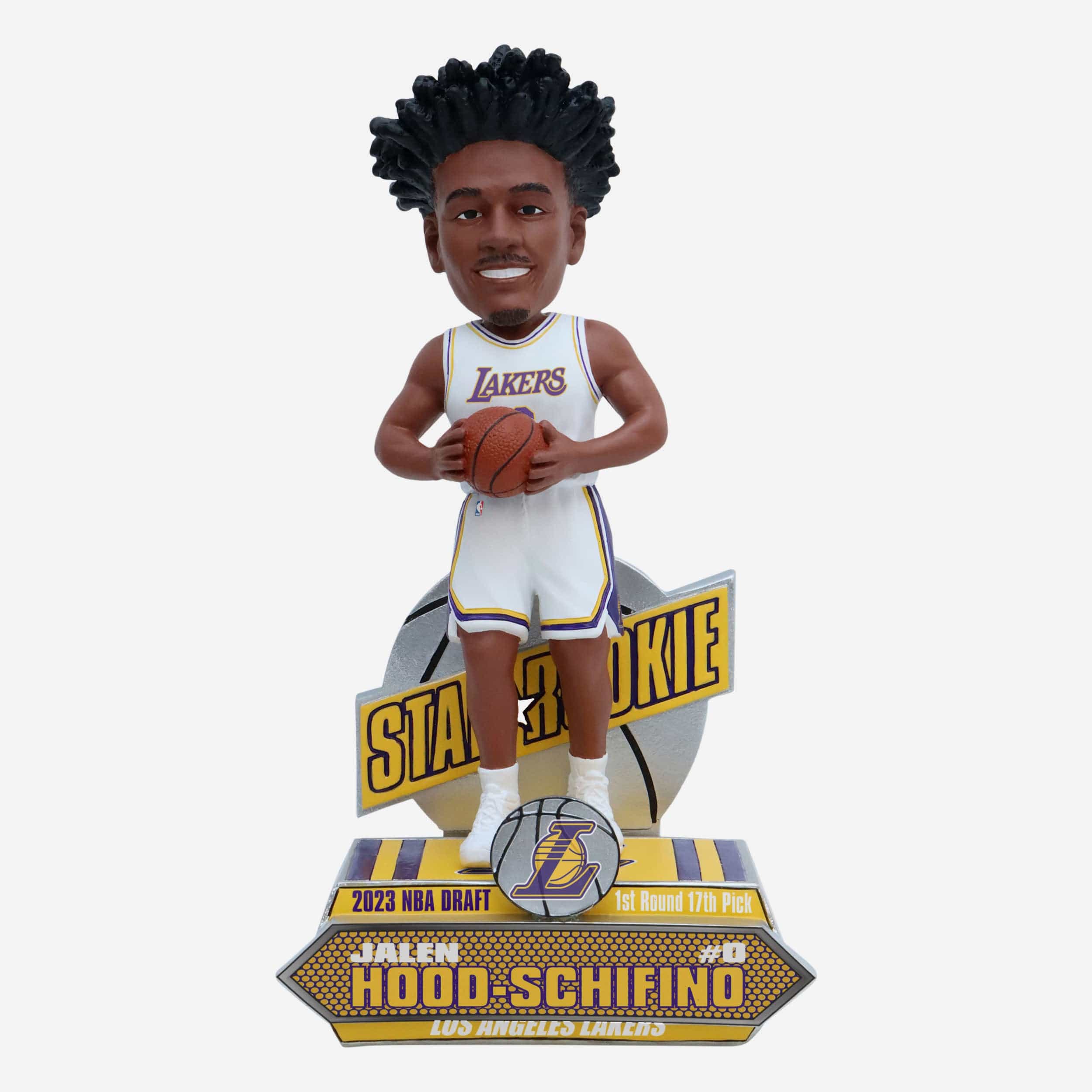 Jalen Hood-Schifino Los Angeles Lakers 2023 Rookie Series Bobblehead
