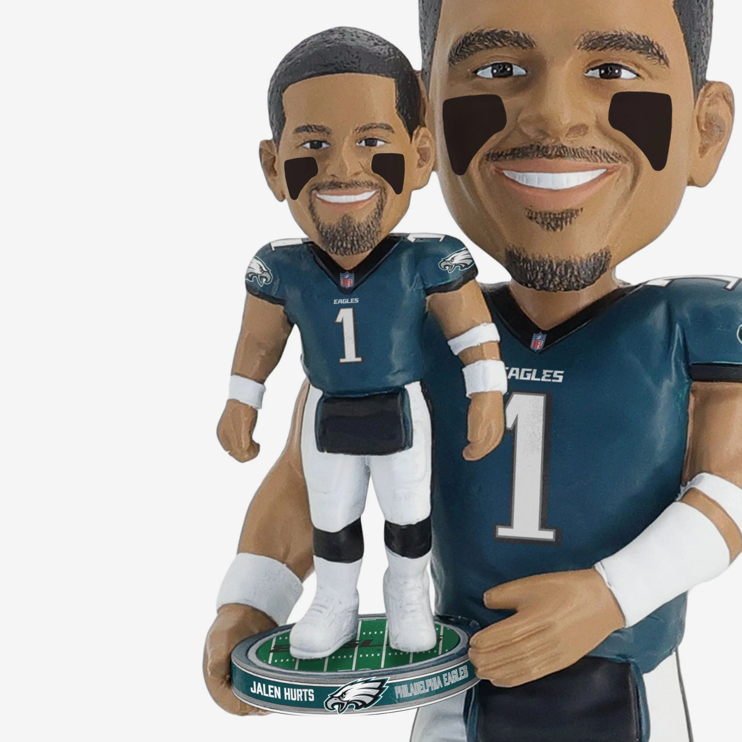 Jalen Hurts Philadelphia Eagles Bobble Dubblz Bobblehead - Image 4