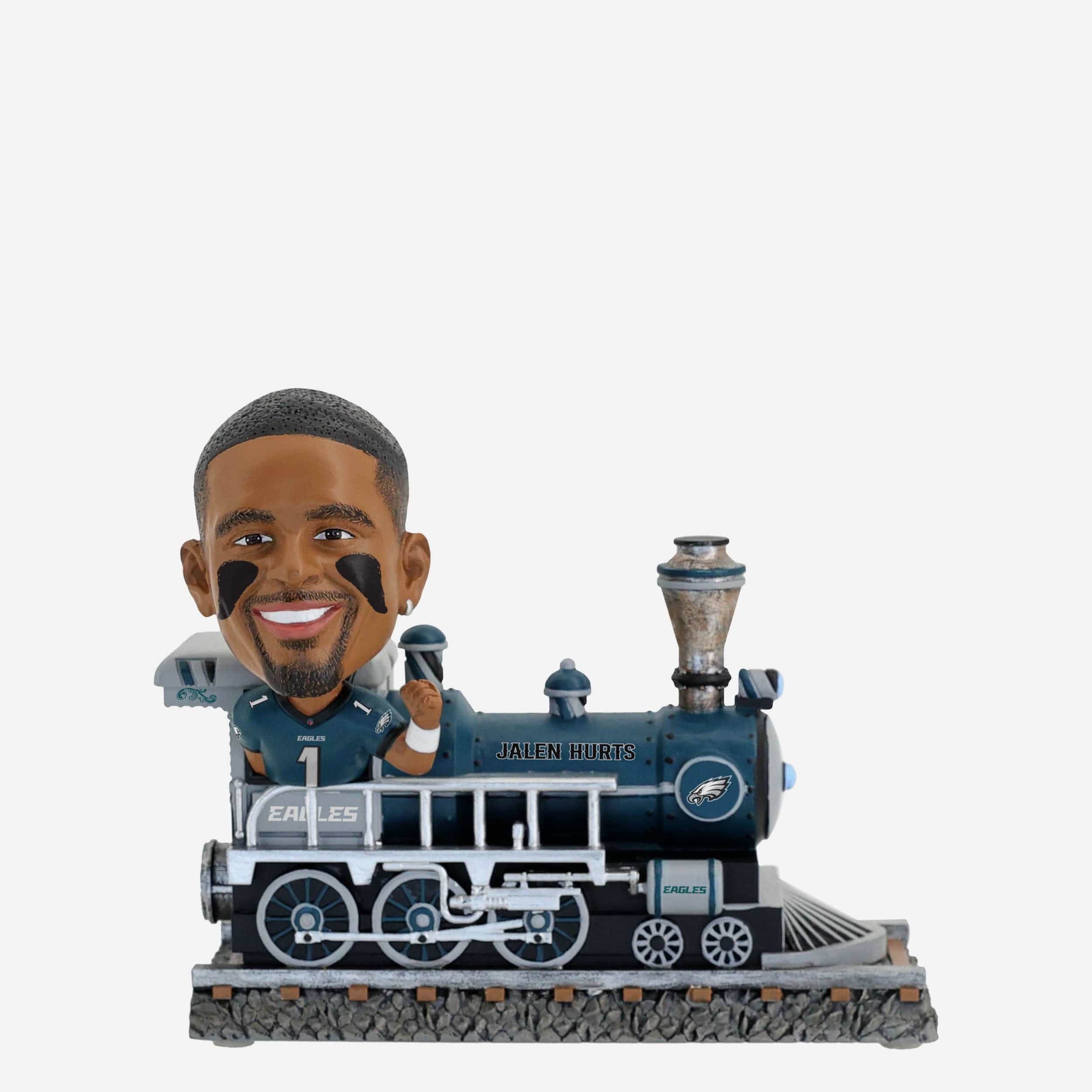 Jalen Hurts Philadelphia Eagles Express Train Bobblehead