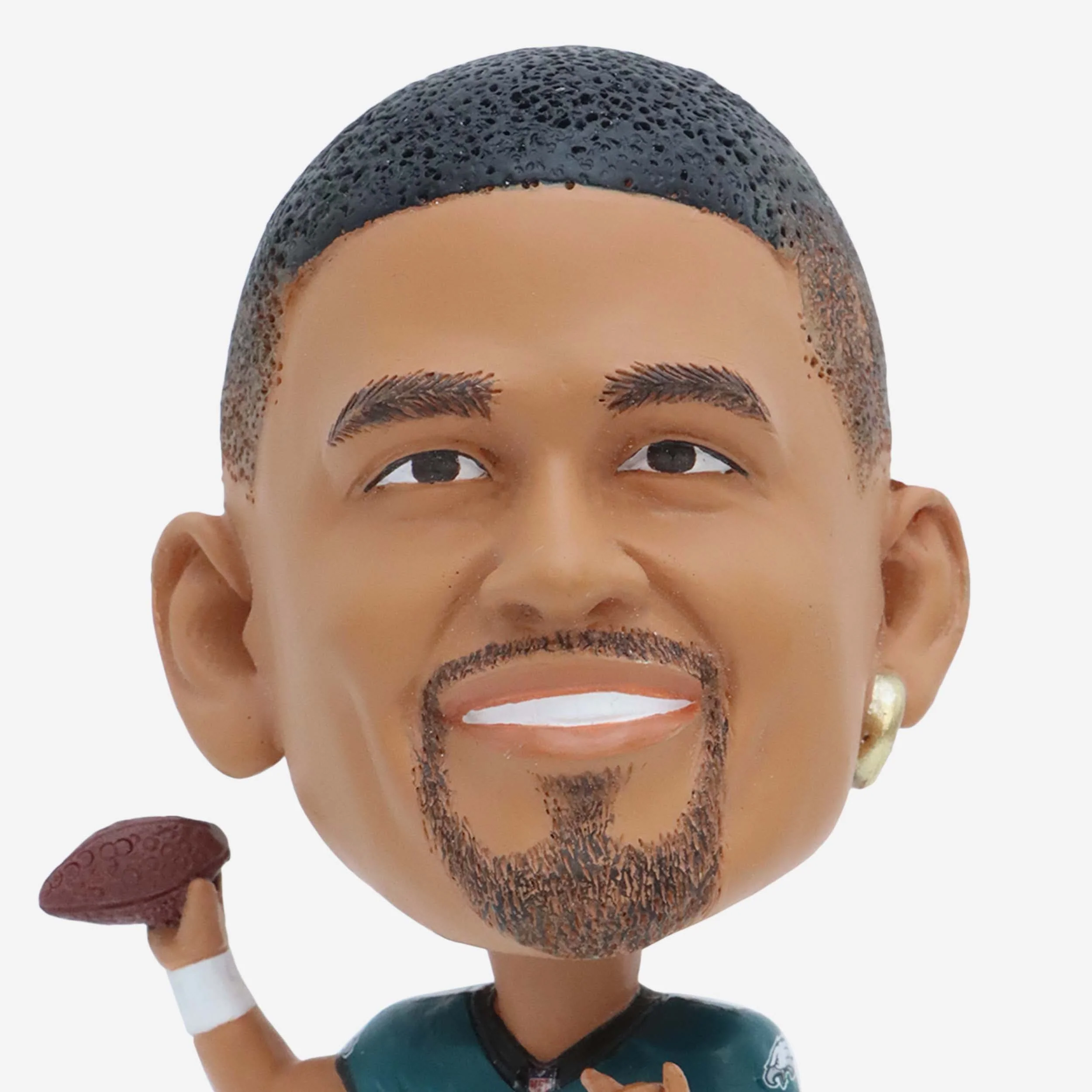 Jalen Hurts Philadelphia Eagles Field Stripe Mini Bighead Bobblehead - Image 2
