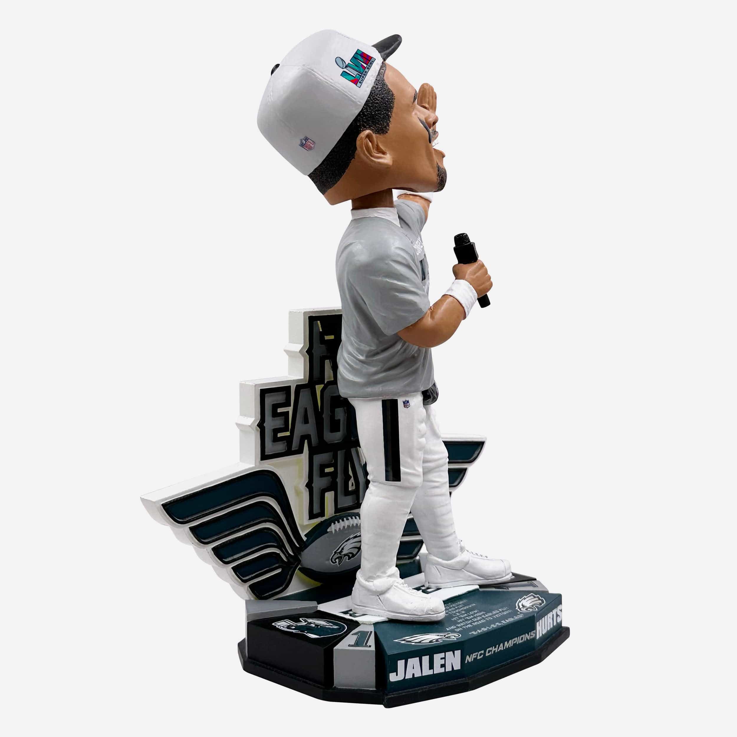 Jalen Hurts Philadelphia Eagles Fly Eagles Fly Bobblehead - Image 4