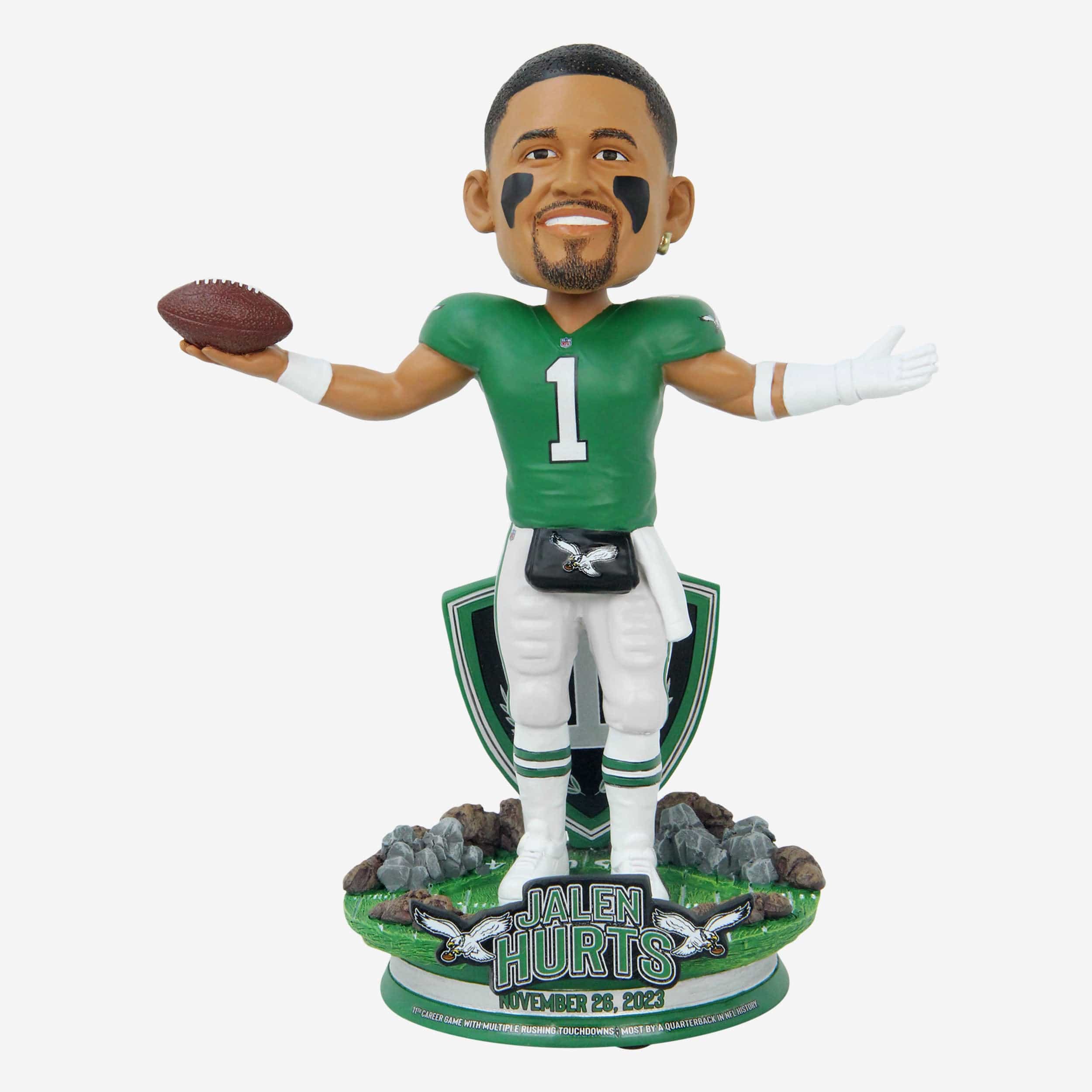 Jalen Hurts Philadelphia Eagles Game-Winning Touchdown Bobblehead
