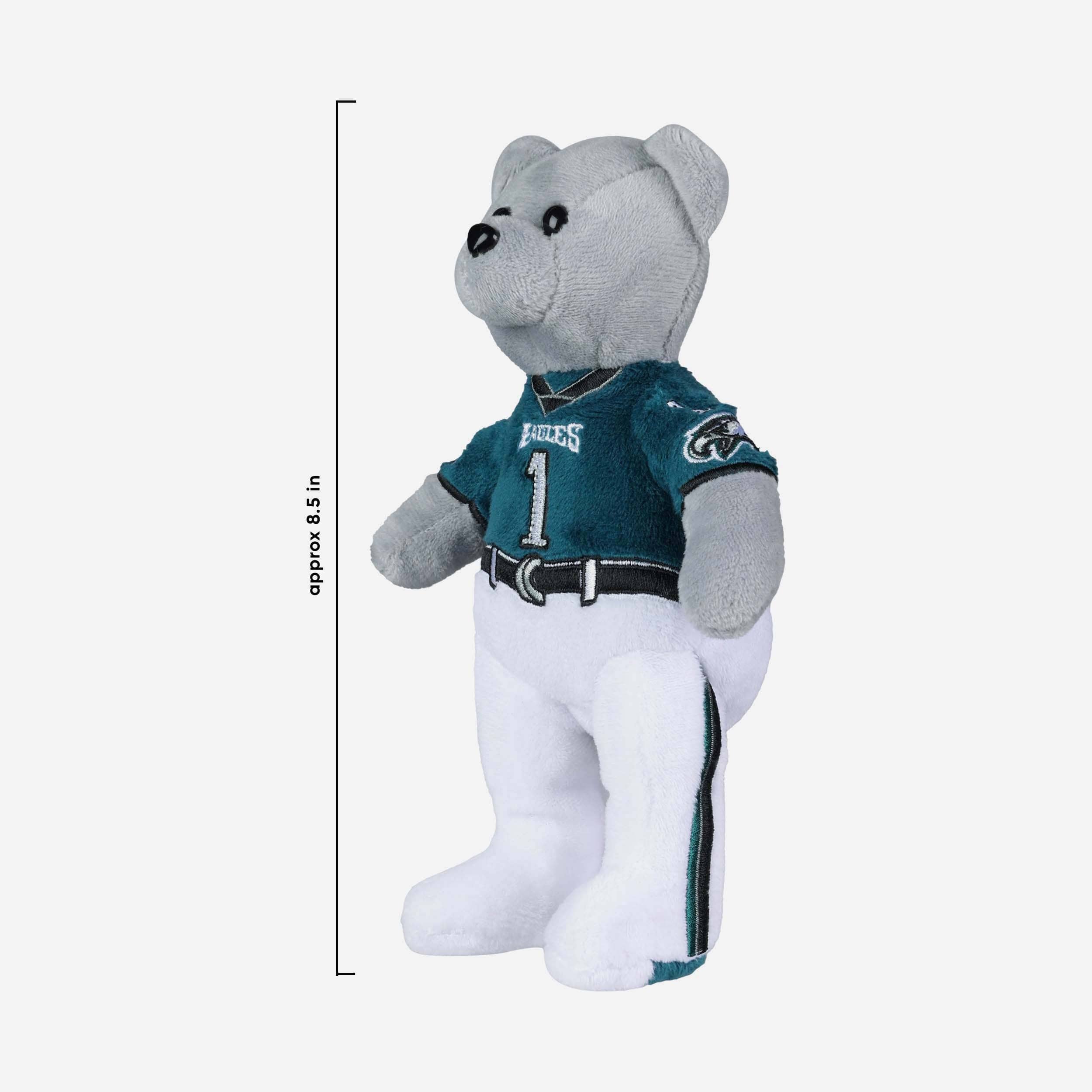 Jalen Hurts Philadelphia Eagles Team Beans Embroidered Player Bear - Image 3