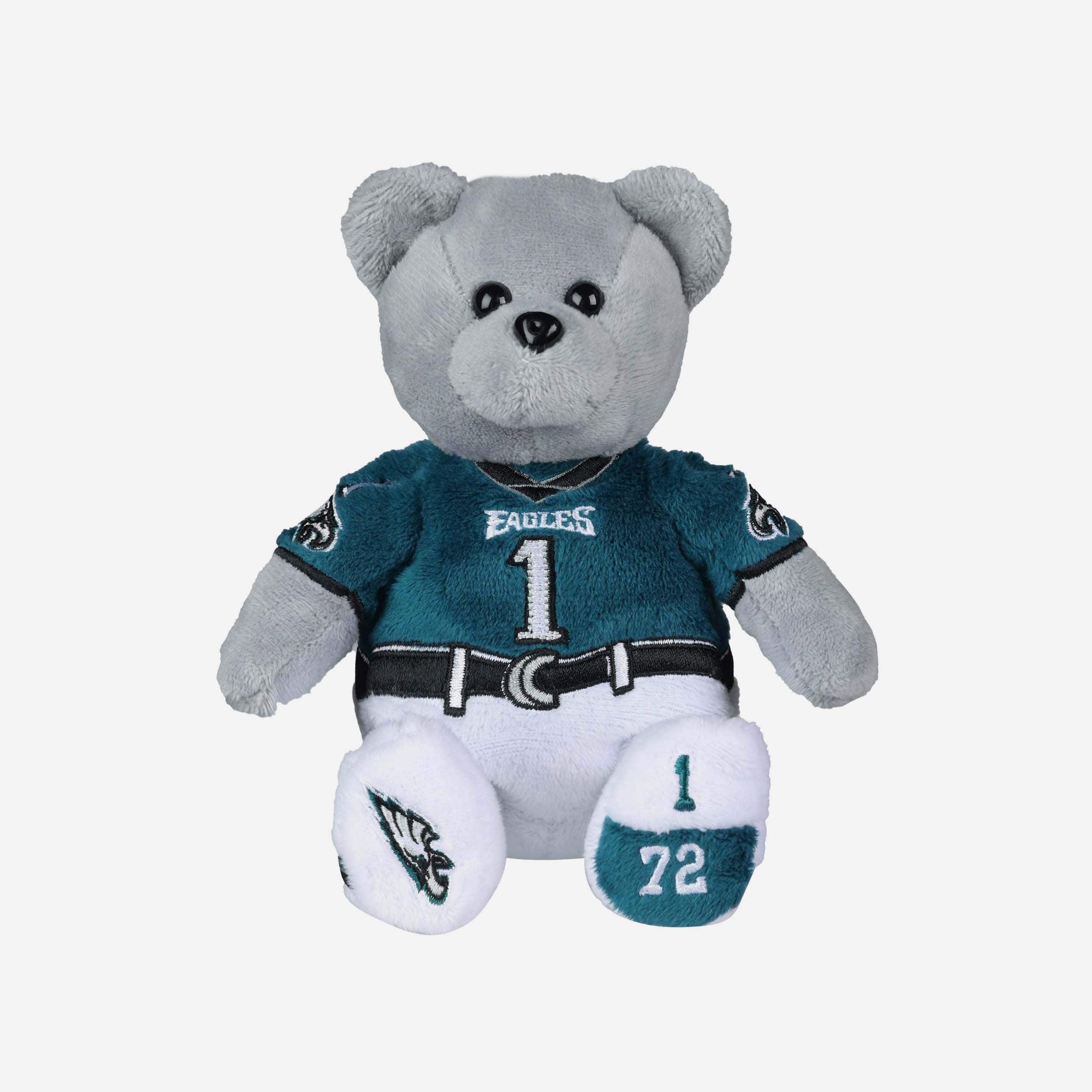 Jalen Hurts Philadelphia Eagles Team Beans Embroidered Player Bear - Image 4
