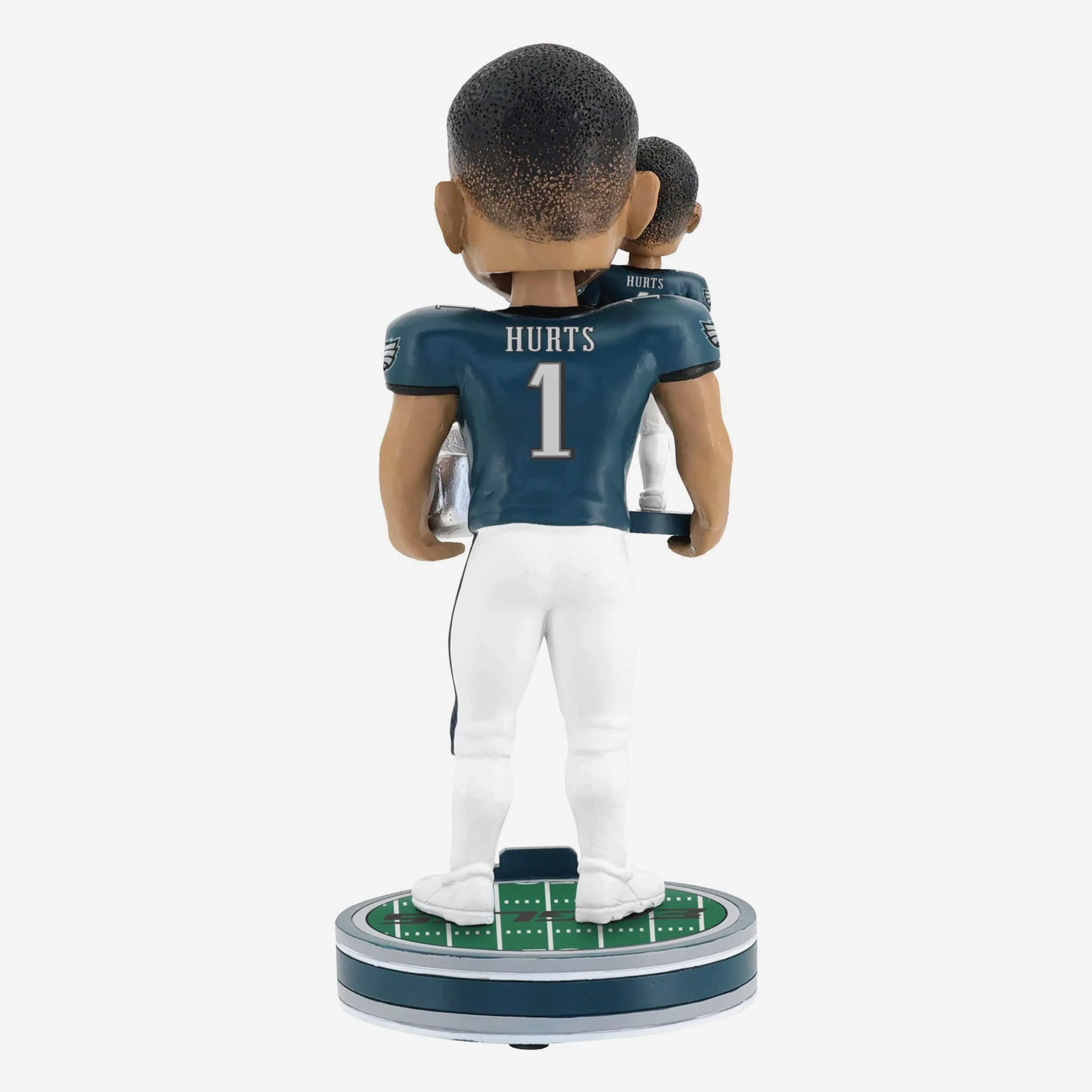 Jalen Hurts Philadelphia Eagles Super Bowl LIX Champions Bobble Dubblz Bobblehead - Image 7