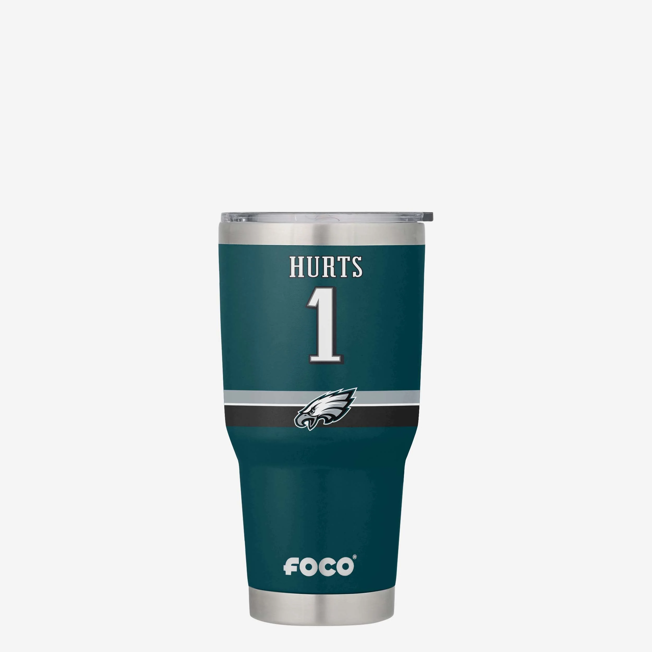 Jalen Hurts Philadelphia Eagles Team Logo 30 oz Player Tumbler