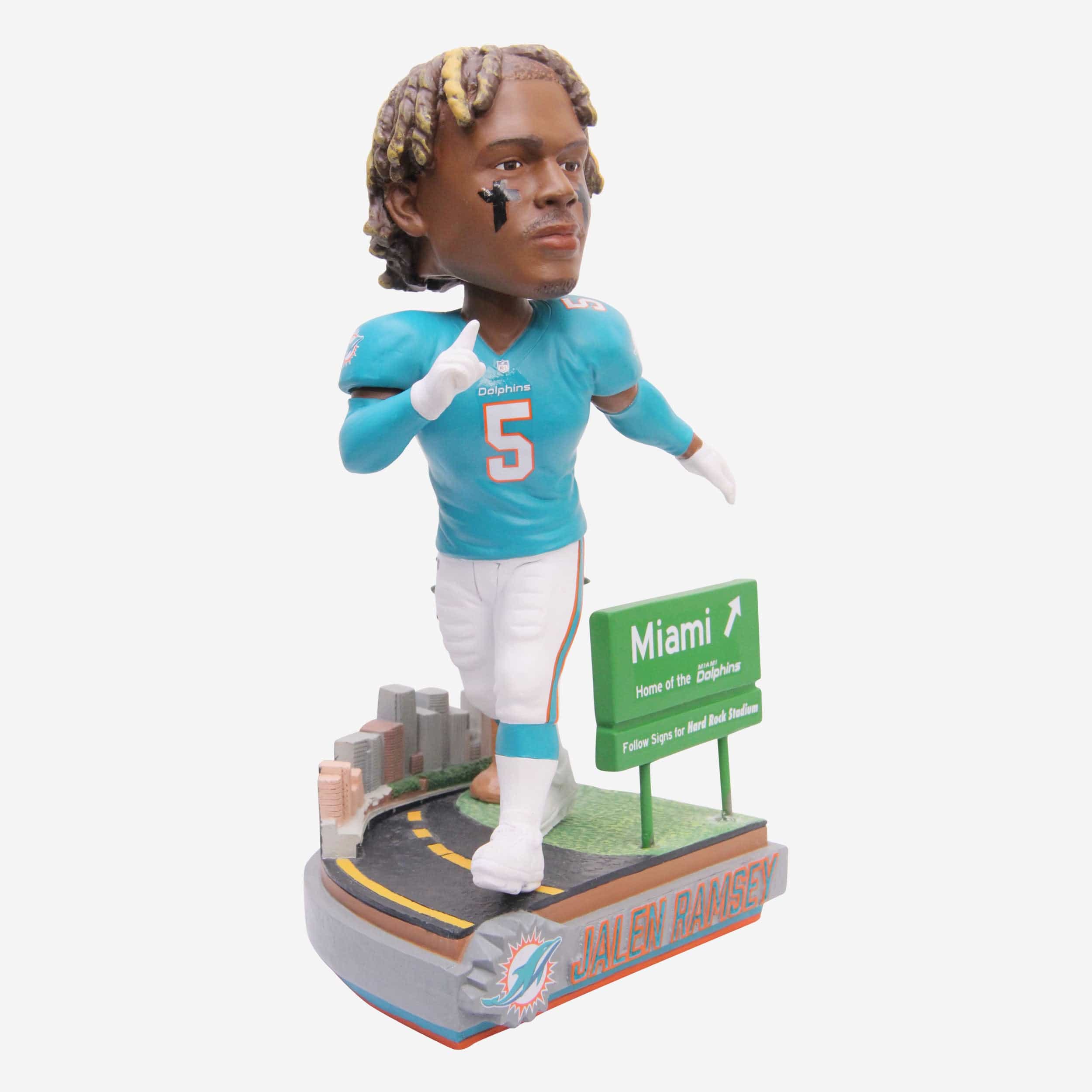 Jalen Ramsey Miami Dolphins Next Stop Bobblehead - Image 4