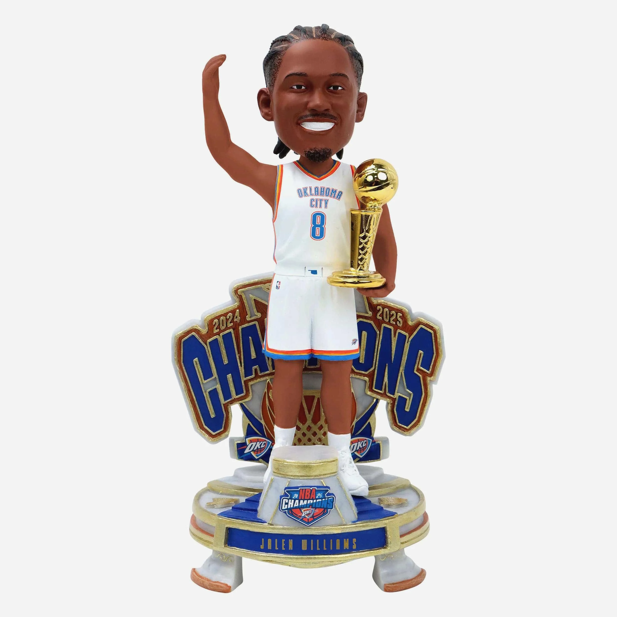 Jalen Williams Oklahoma City Thunder 2025 NBA Champions Celebration Bobblehead