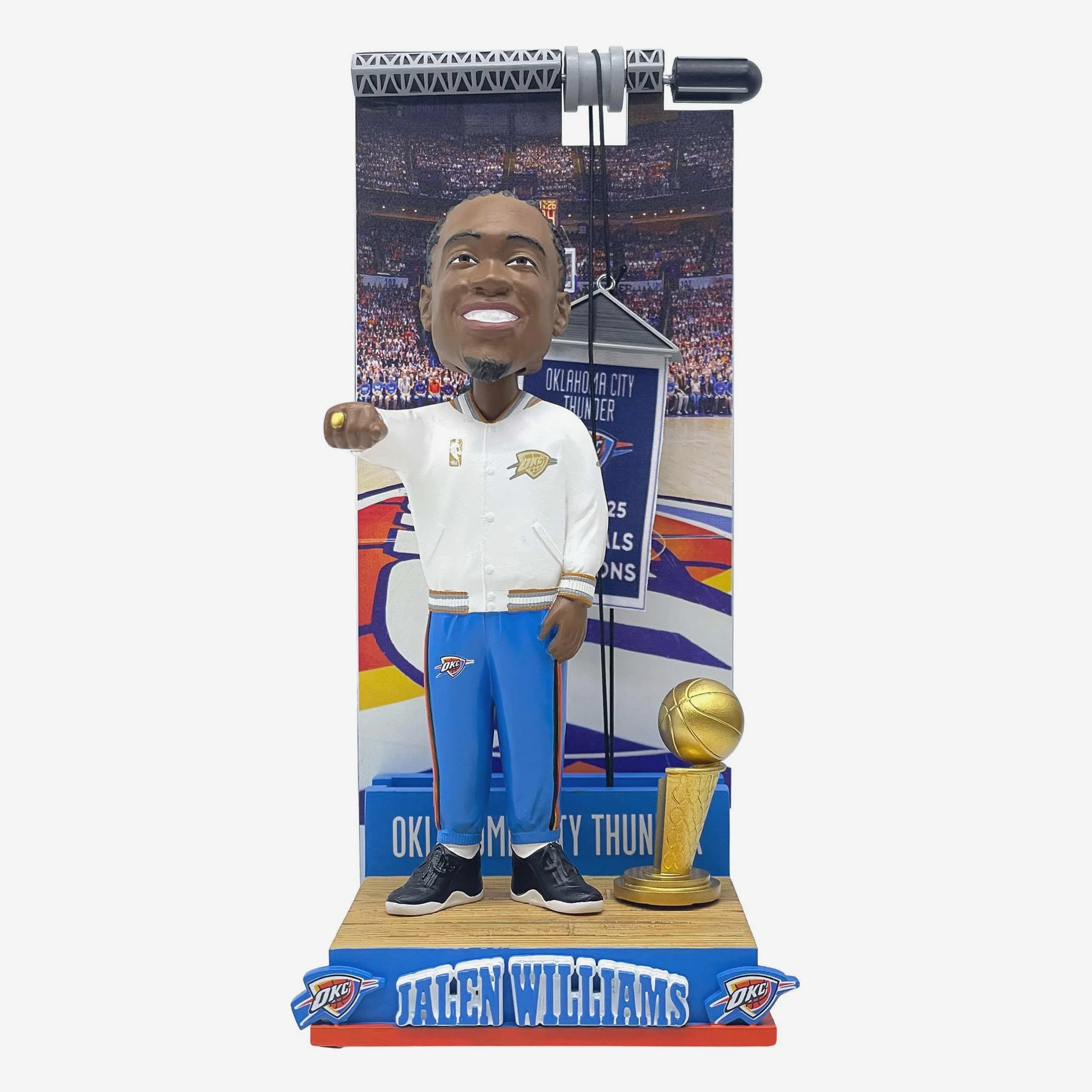 Jalen Williams Oklahoma City Thunder Raising the Banner Bobblehead
