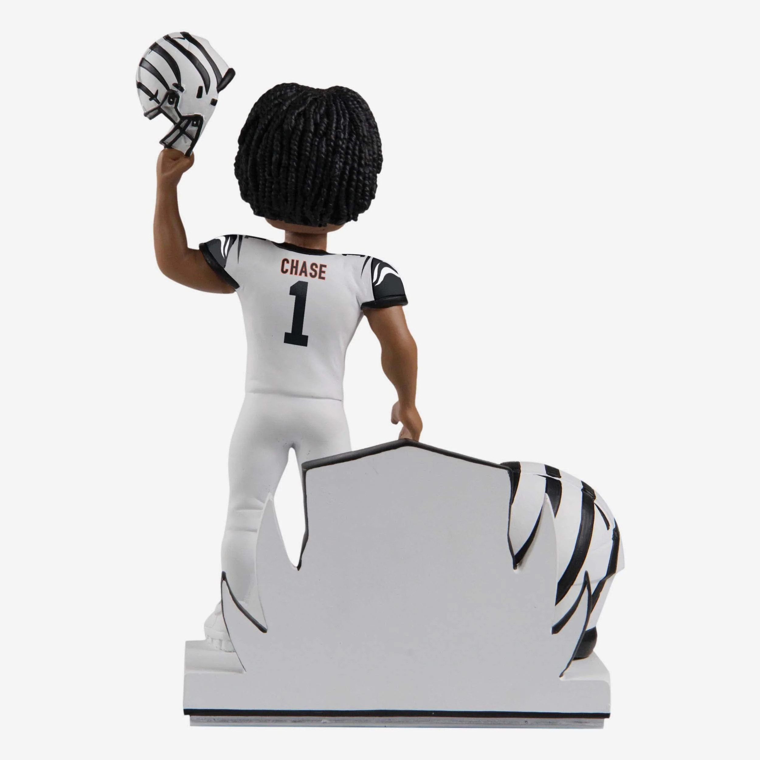 Ja'Marr Chase Cincinnati Bengals 2022 Alternate Helmet Bobblehead - Image 5
